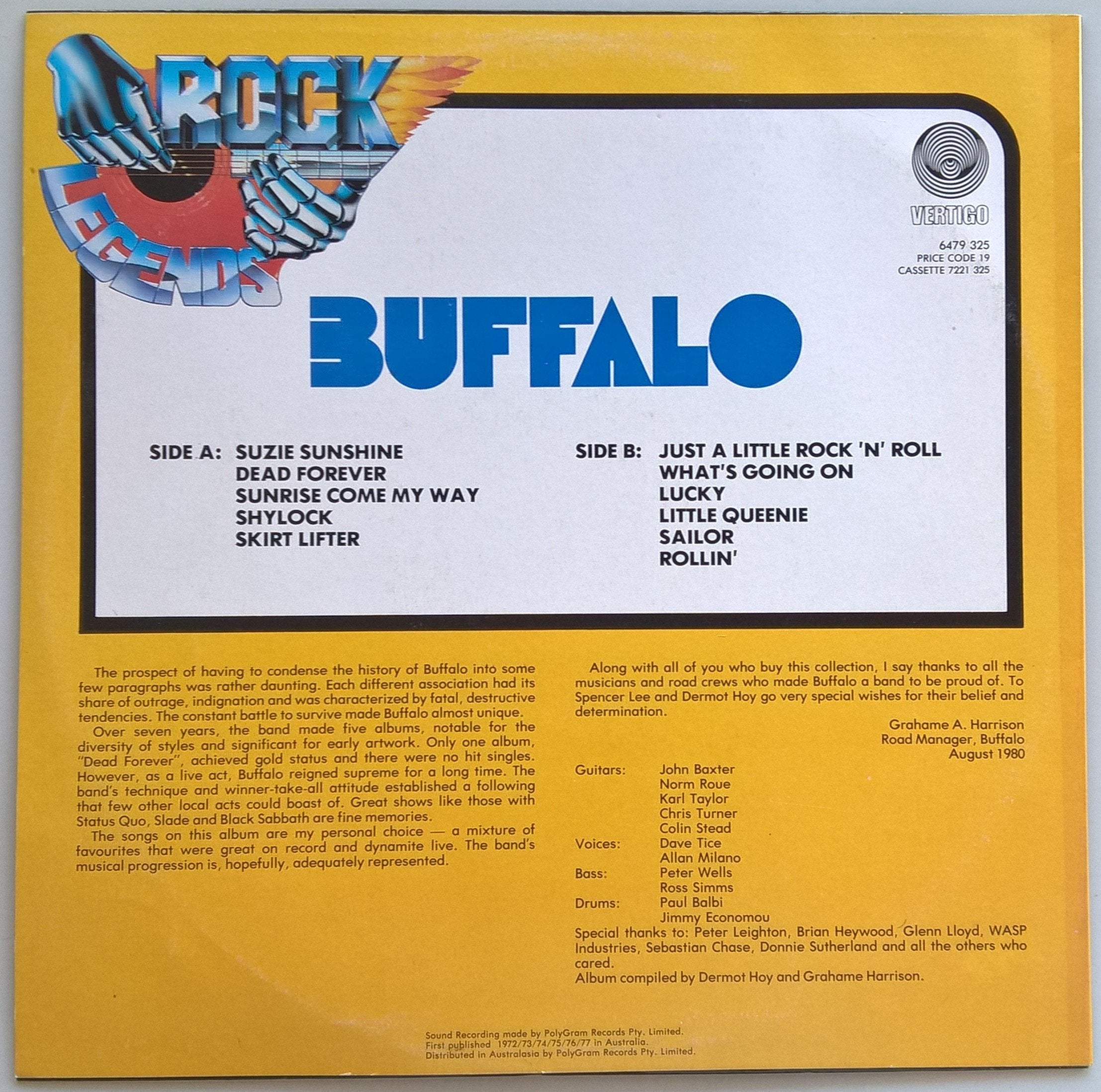 Buffalo - Classic Rock Legends Compilation Album