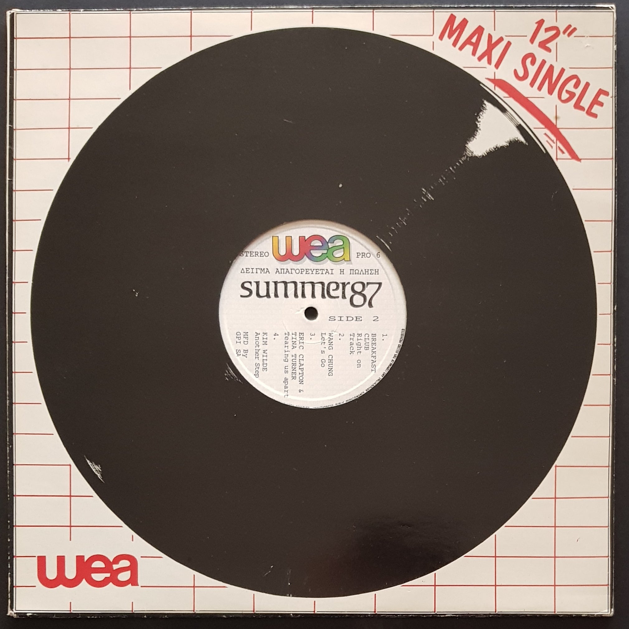 Eric Clapton - Summer 1987 Music Sampler