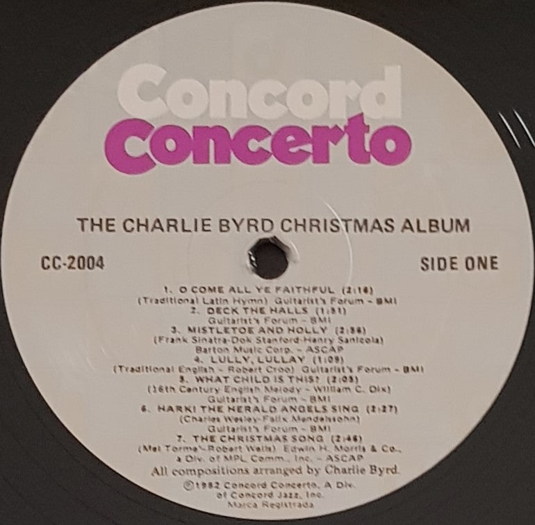 Charlie Byrd - Classic Christmas Album from 1982