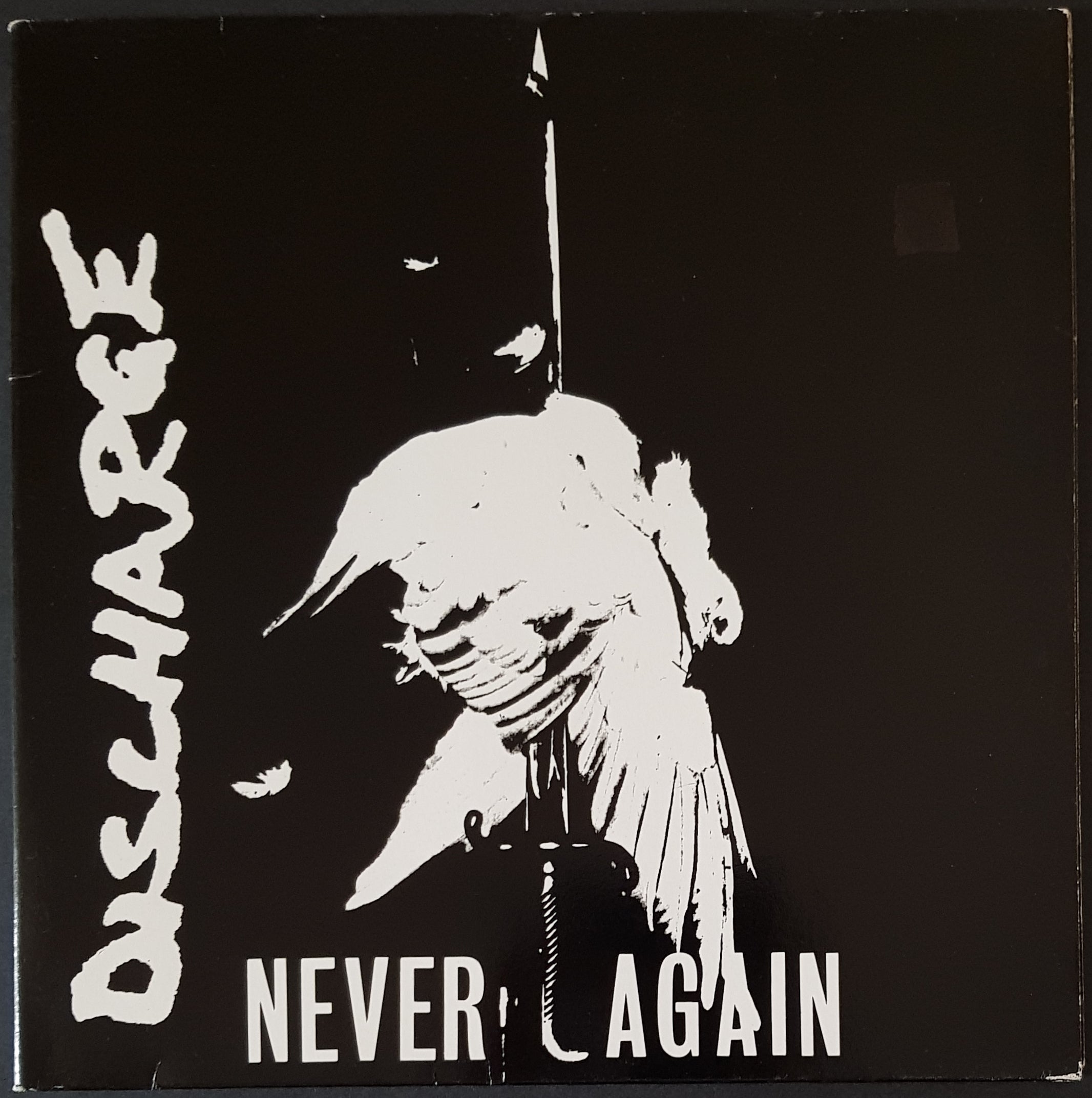 Discharge - Never Again, A Classic Clay Records LP Album