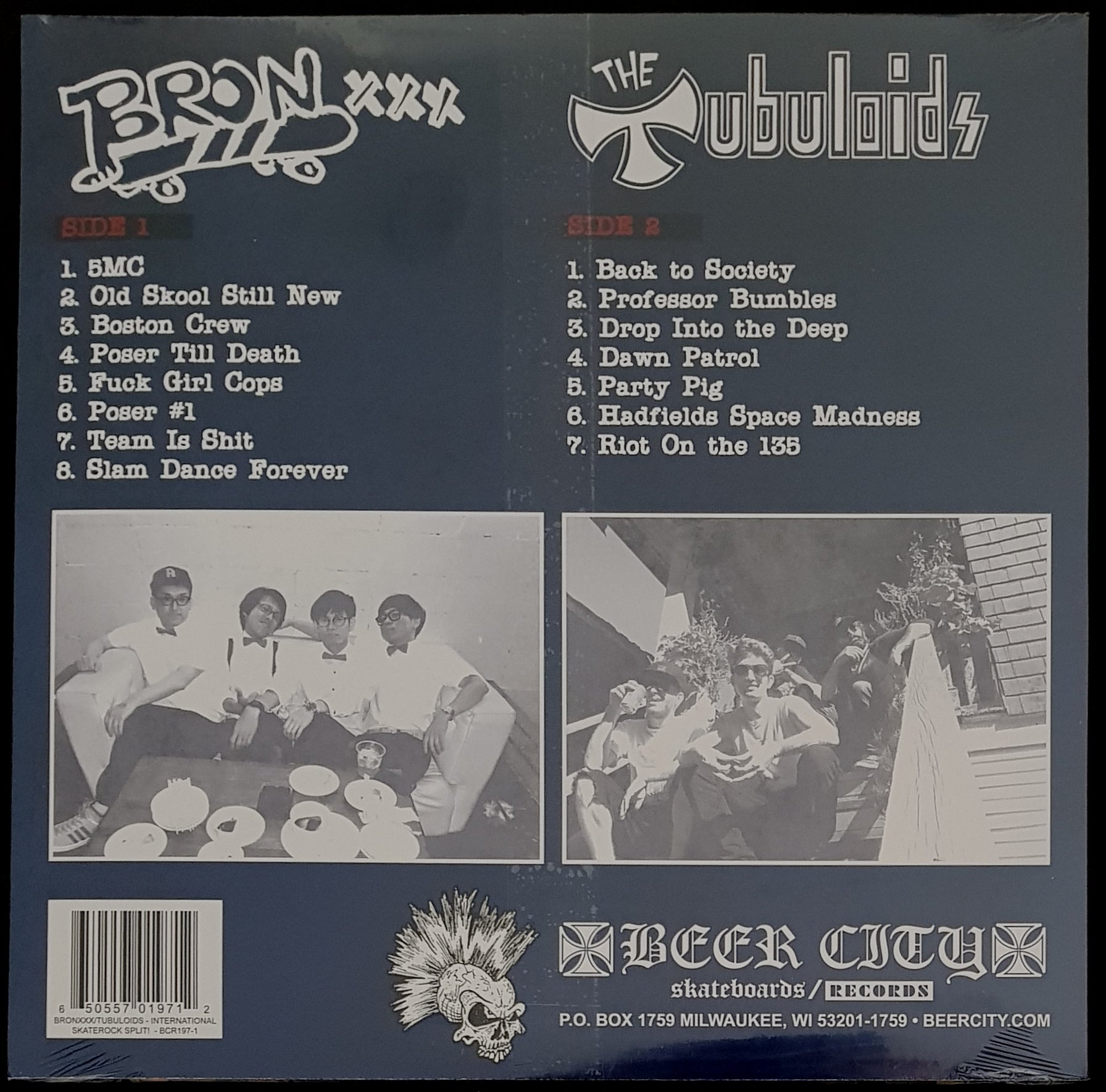 Bronxxx & Tubuloids - Exclusive International Skaterock Split Vinyl Release