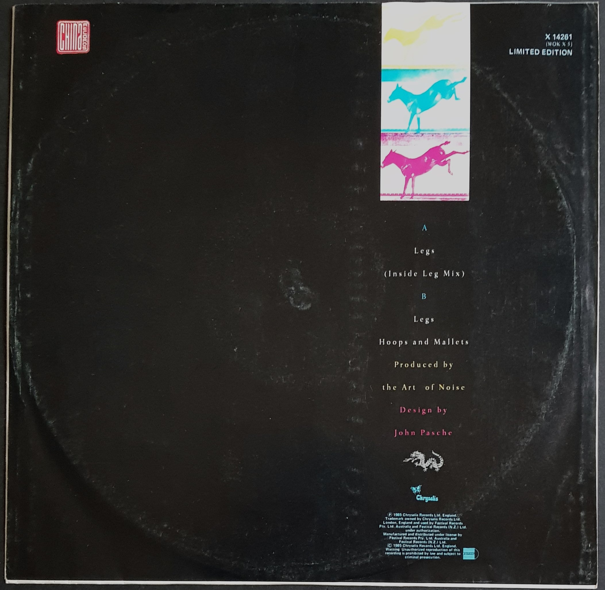 The Artistic Noise - Legs Album from 1985