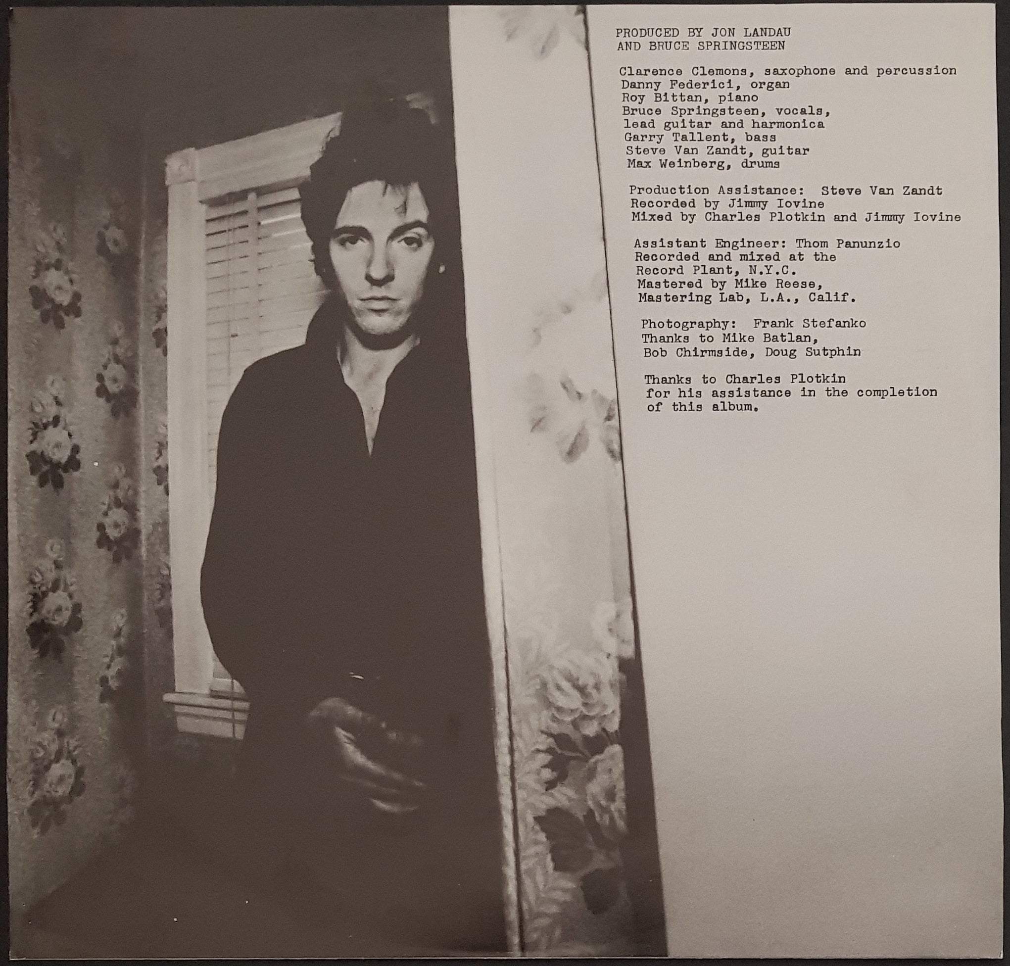 Bruce Springsteen's Album - Darkness On The Edge Of Town Music Collection