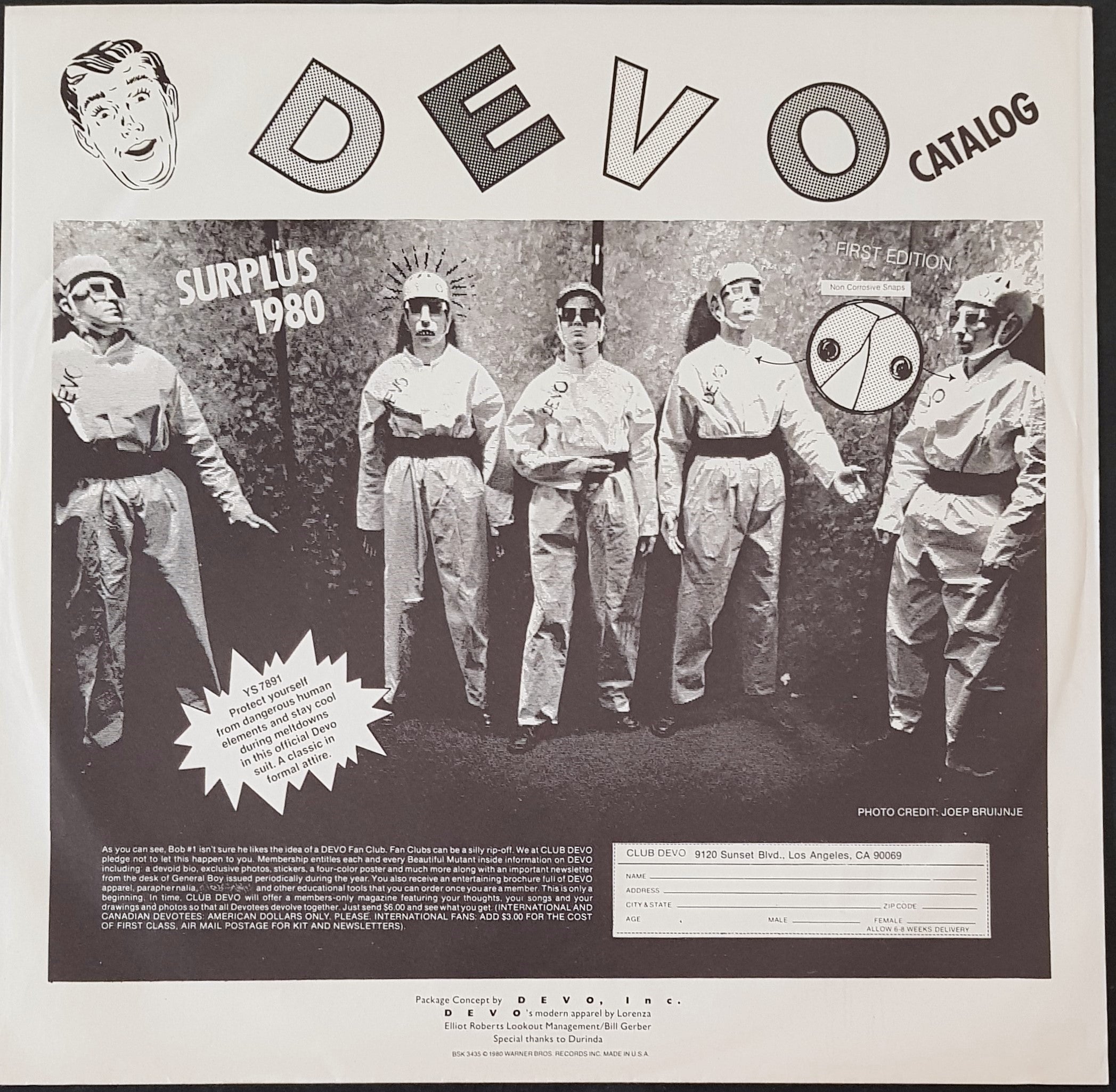 Devo - The Freedom of Making Choices Vinyl Record