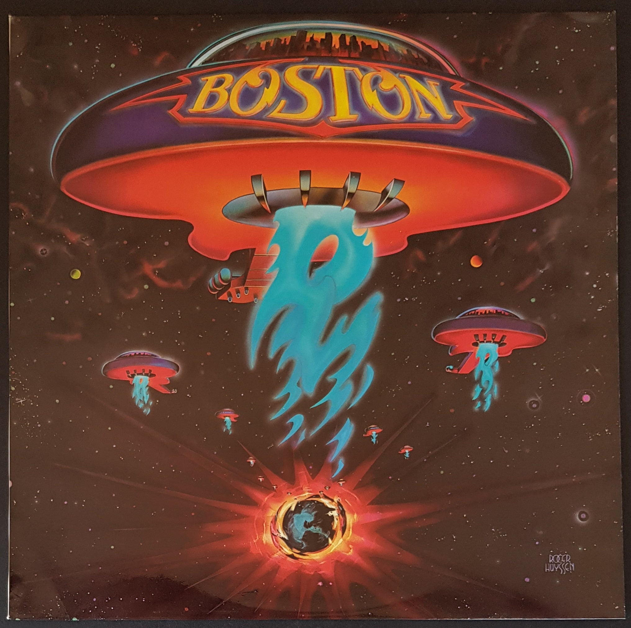 1976 Orange EPIC ELPS 3785 from Boston with Small Label Writing