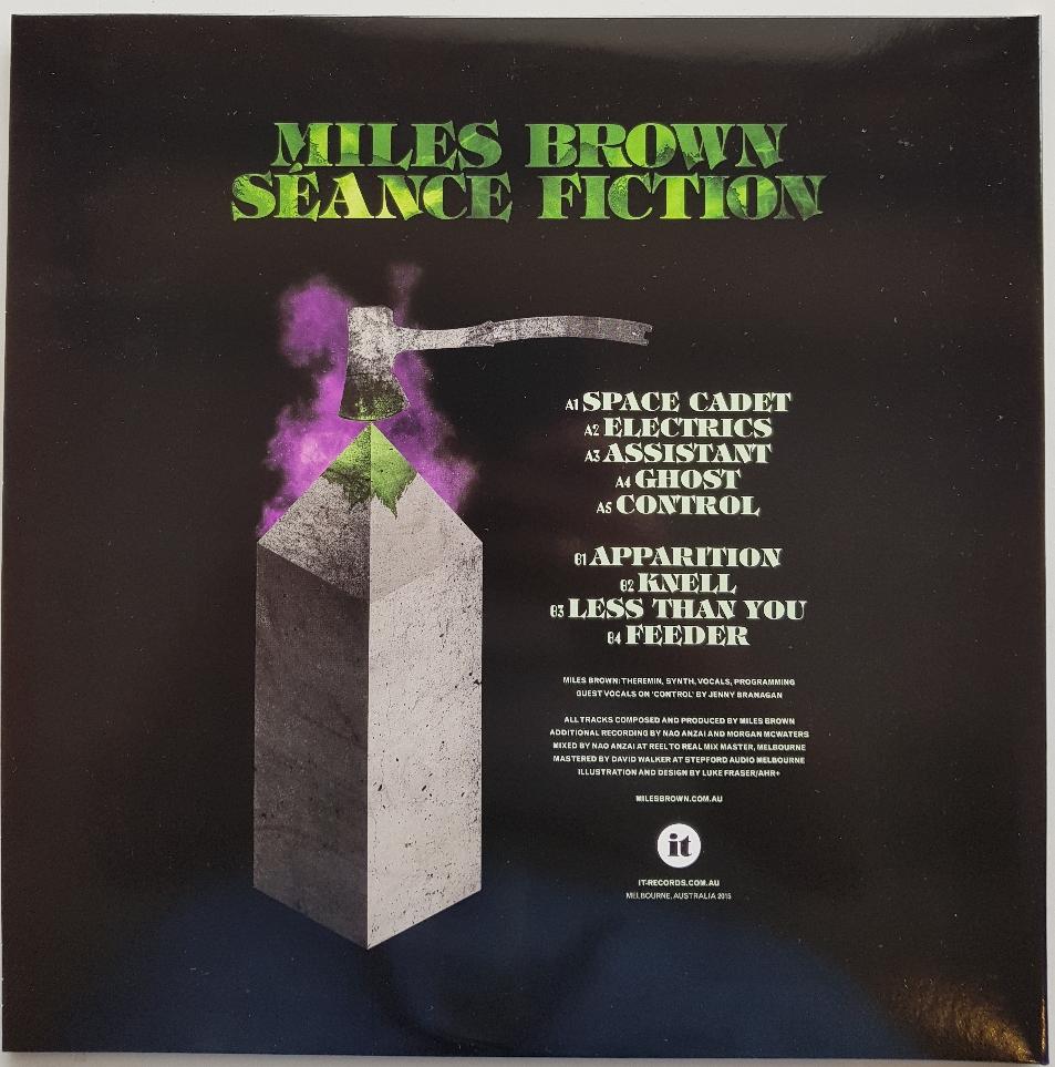 Miles Brown's Seance Fiction Vinyl Album, 2014 Release