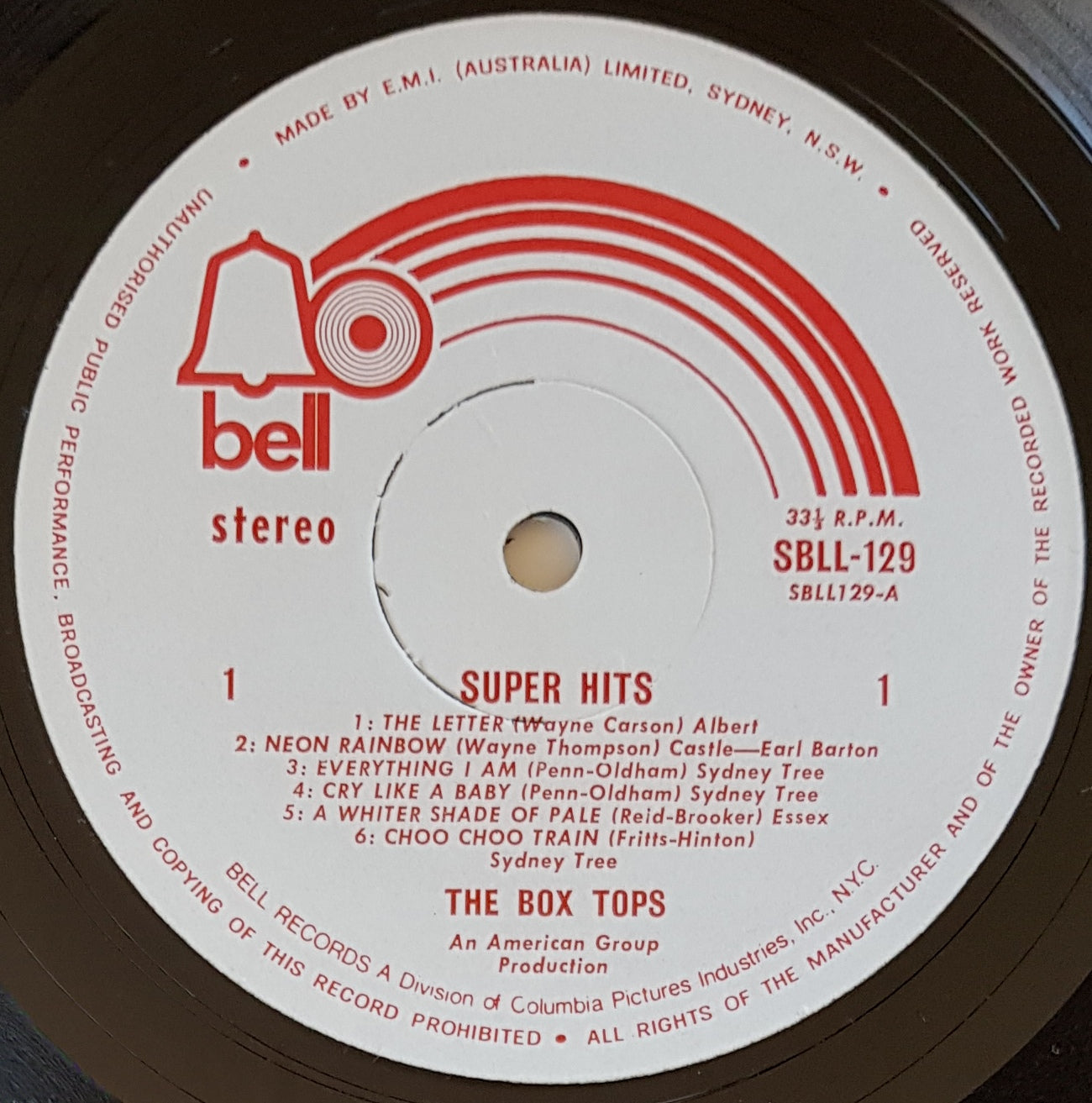 Box Tops - A Collection of Super Hits Vinyl Record