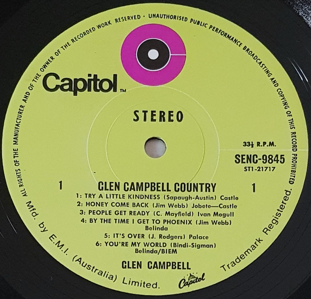 Glen Campbell's Country Music Album - Campbell, Glen