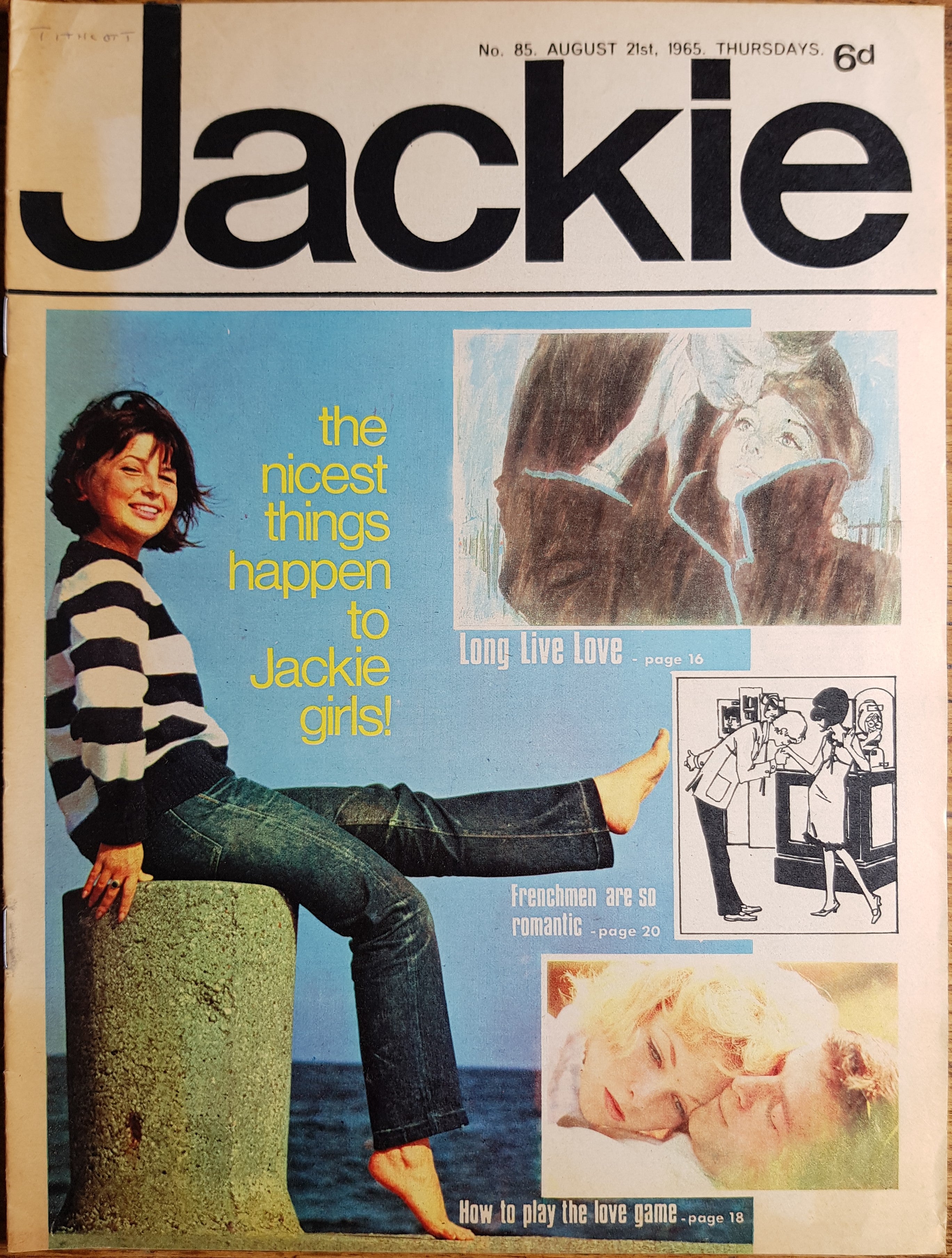 The Beatles - Jackie Issue No.85 from August 21, 1965 - Collectible Magazine