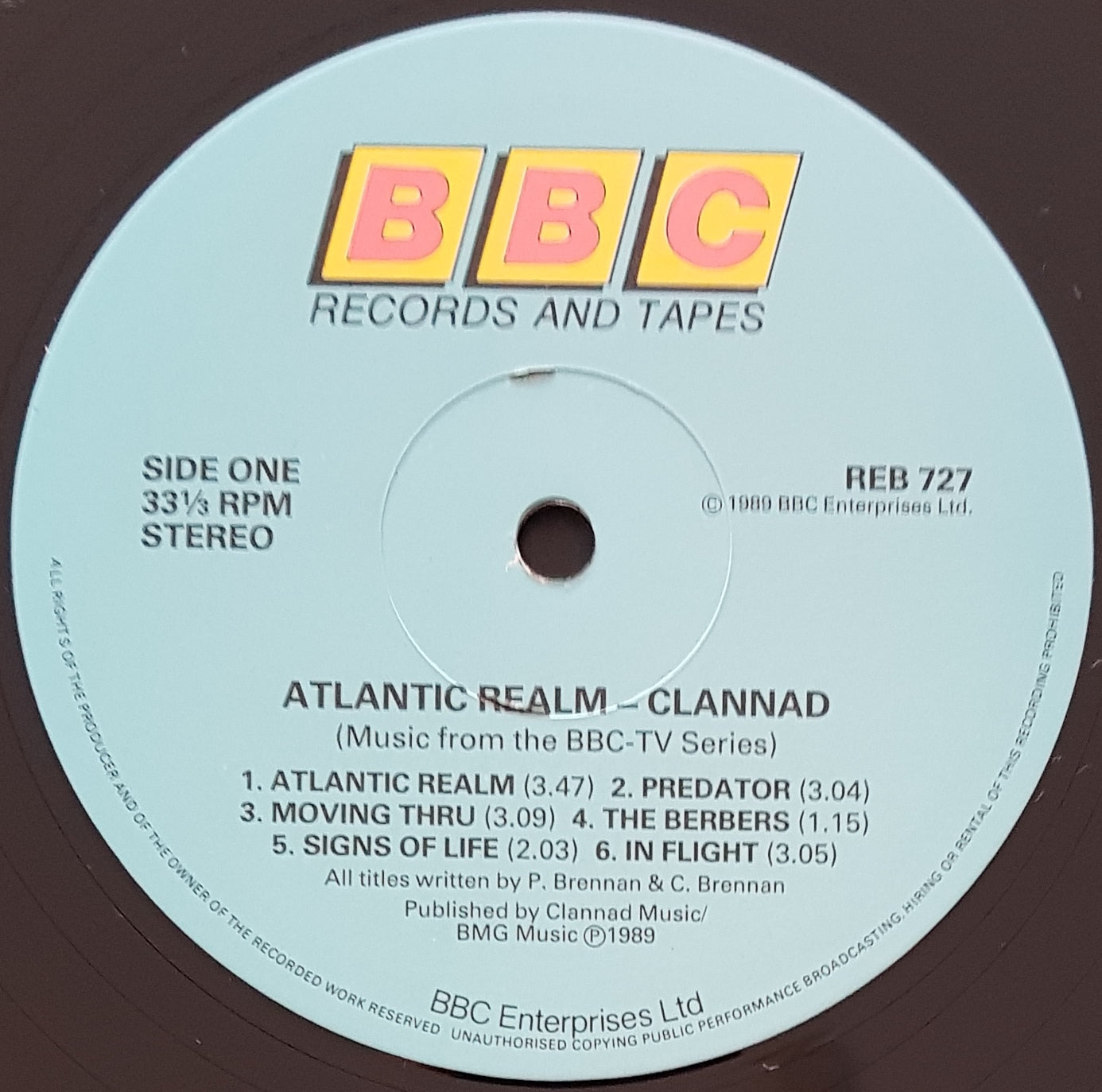Clannad - Atlantic Realm Music Album from BBC TV Series