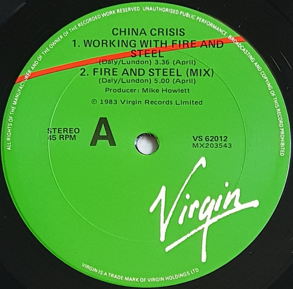 China Crisis - An EP of Working With Fire And Steel in 1983