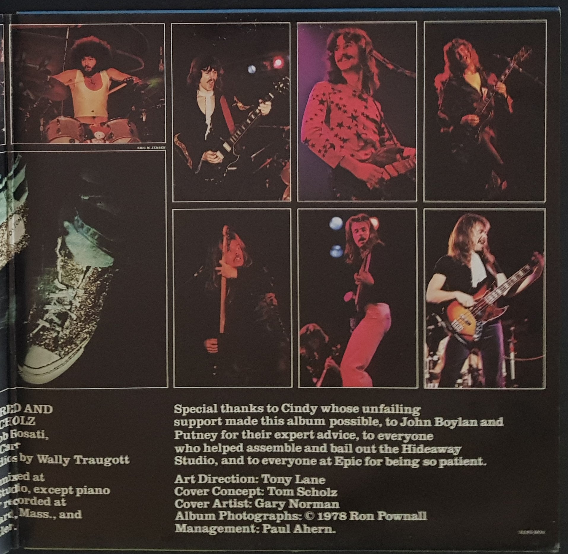 1978 Boston Album - 'Don't Look Back' with Gatefold Cover