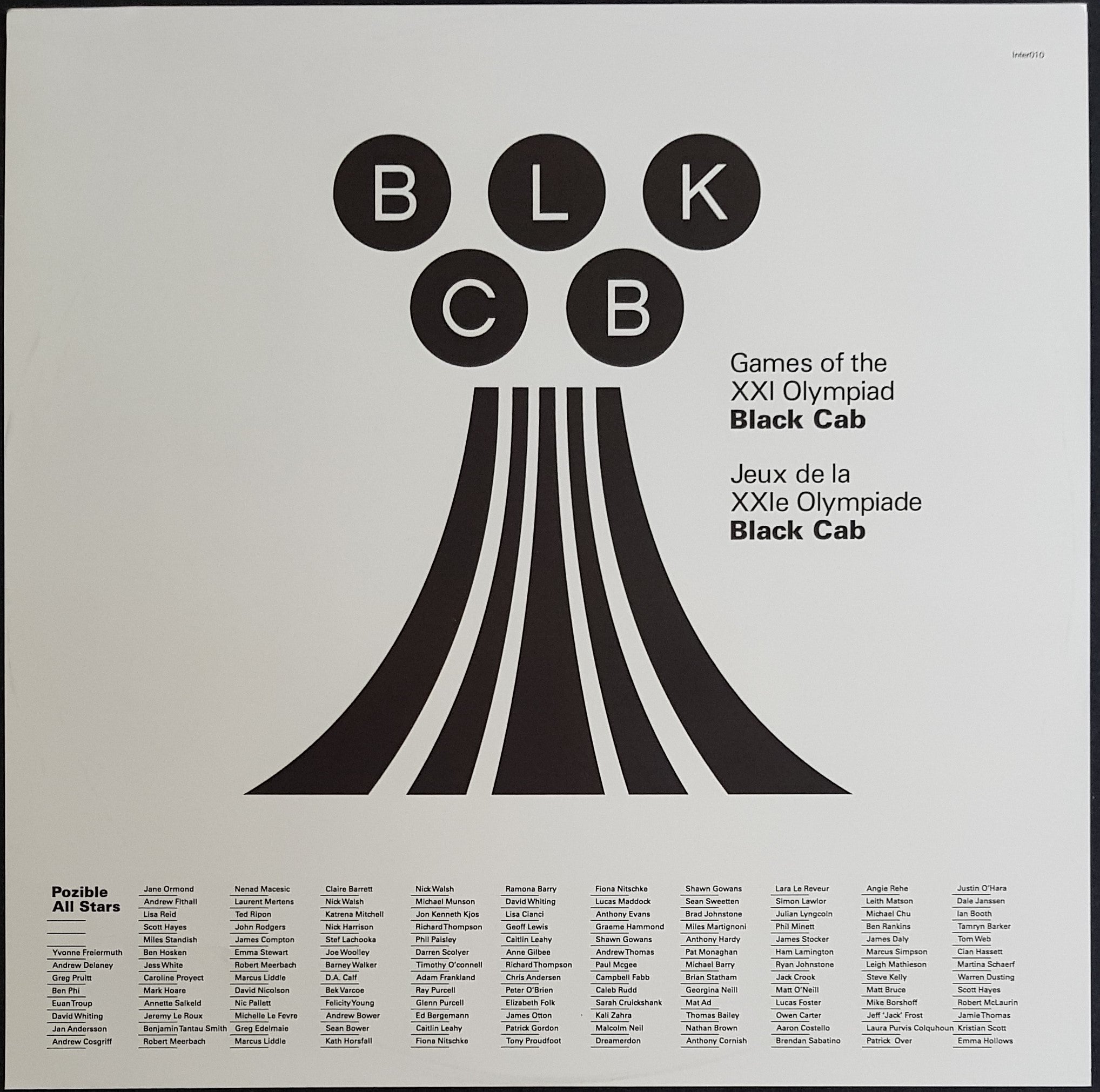 Black Cab - Games of the 21st Century Olympics with Original Features