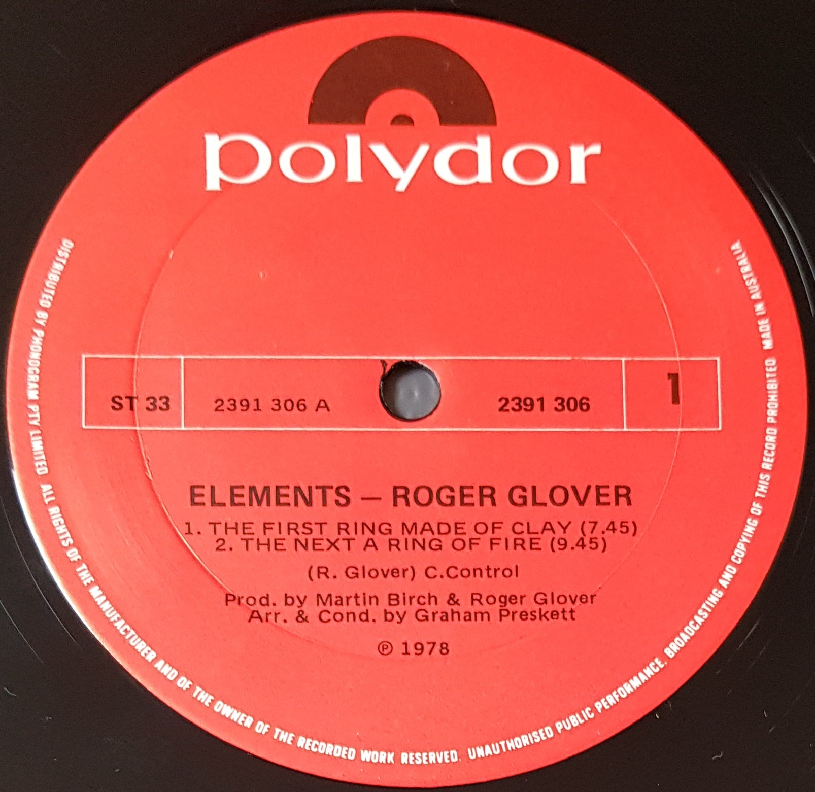 Deep Purple (Roger Glover) - Elements, A Classic Music Album