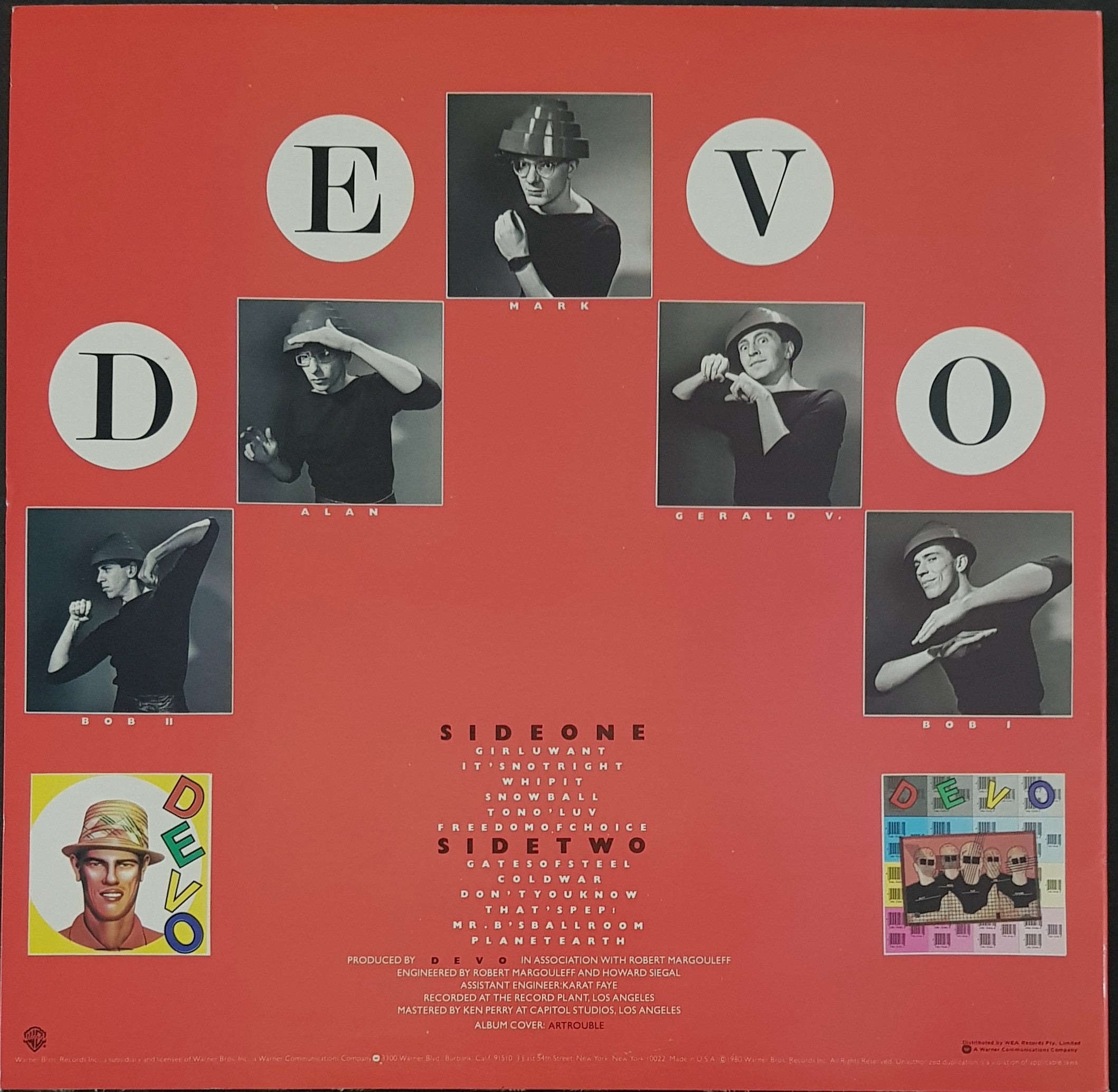 Devo - The Freedom of Making Choices Vinyl Record