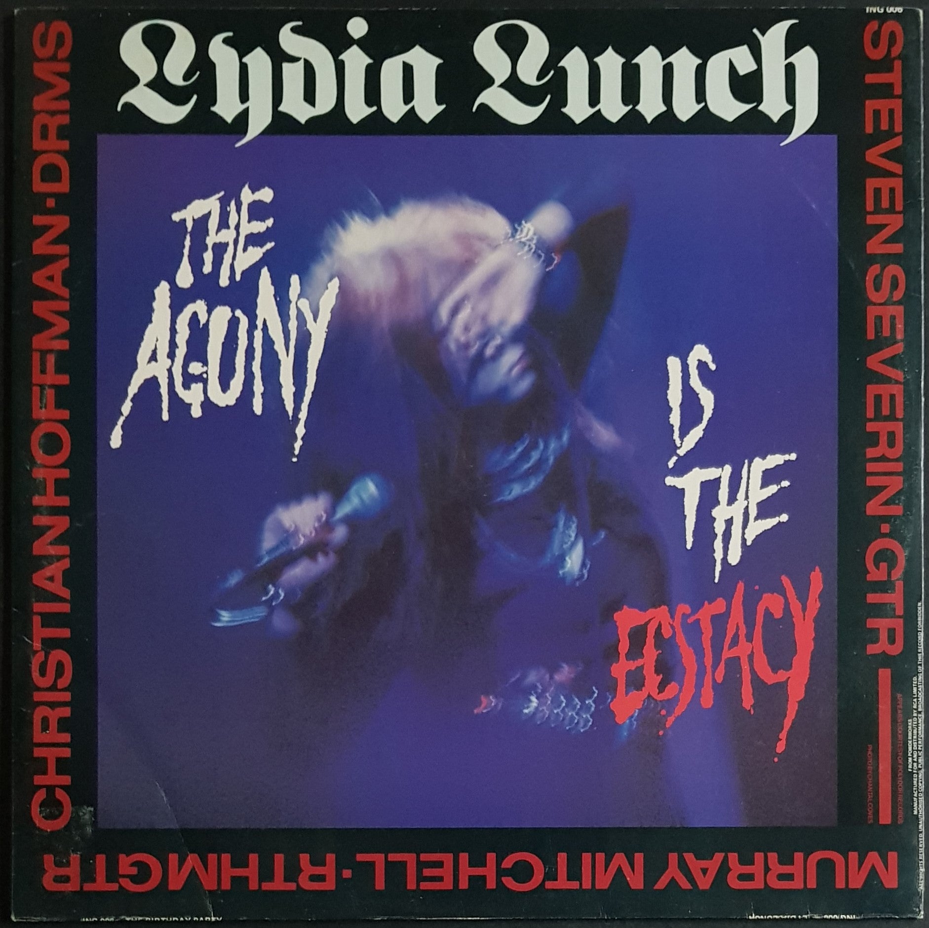 Birthday Party Music Album - Drunk On The Pope's Blood by Lydia Lunch