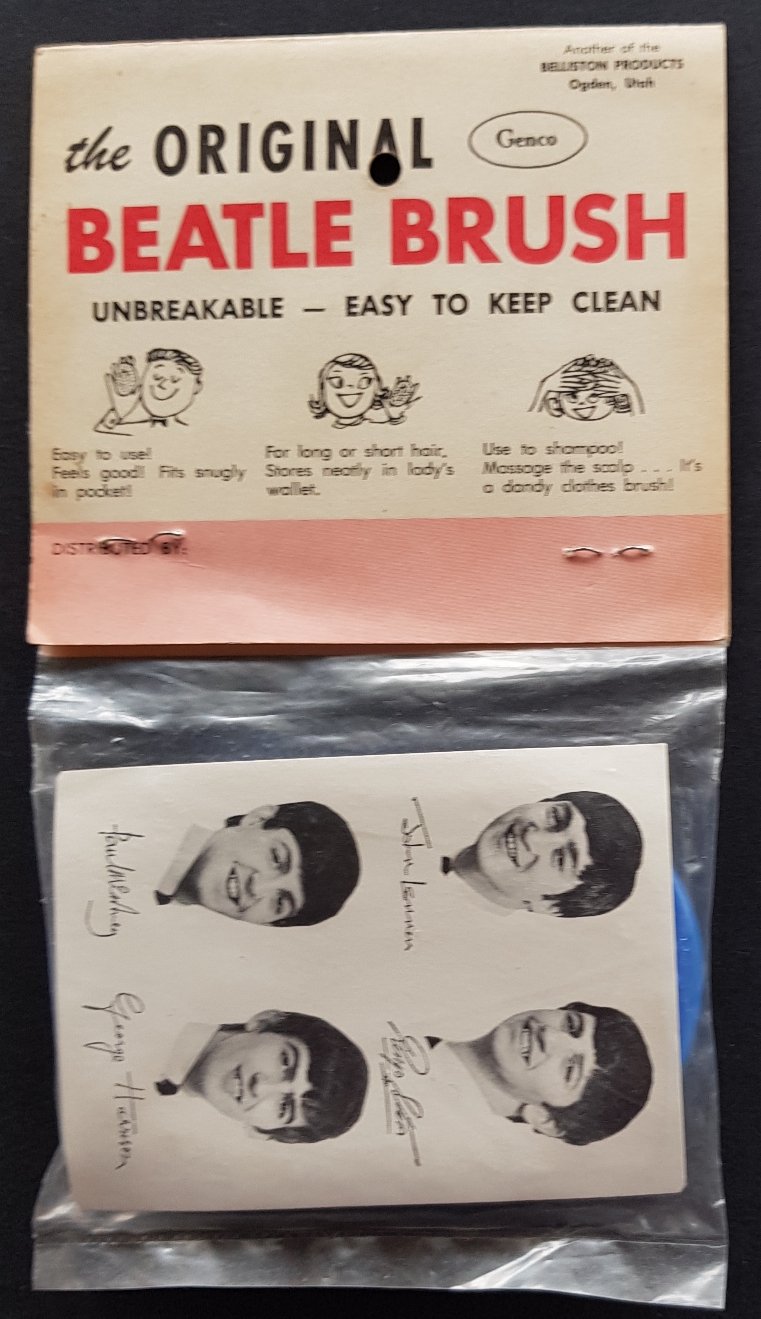 The Original Genco Beatles-themed Plastic Hair Brush with Free Gift