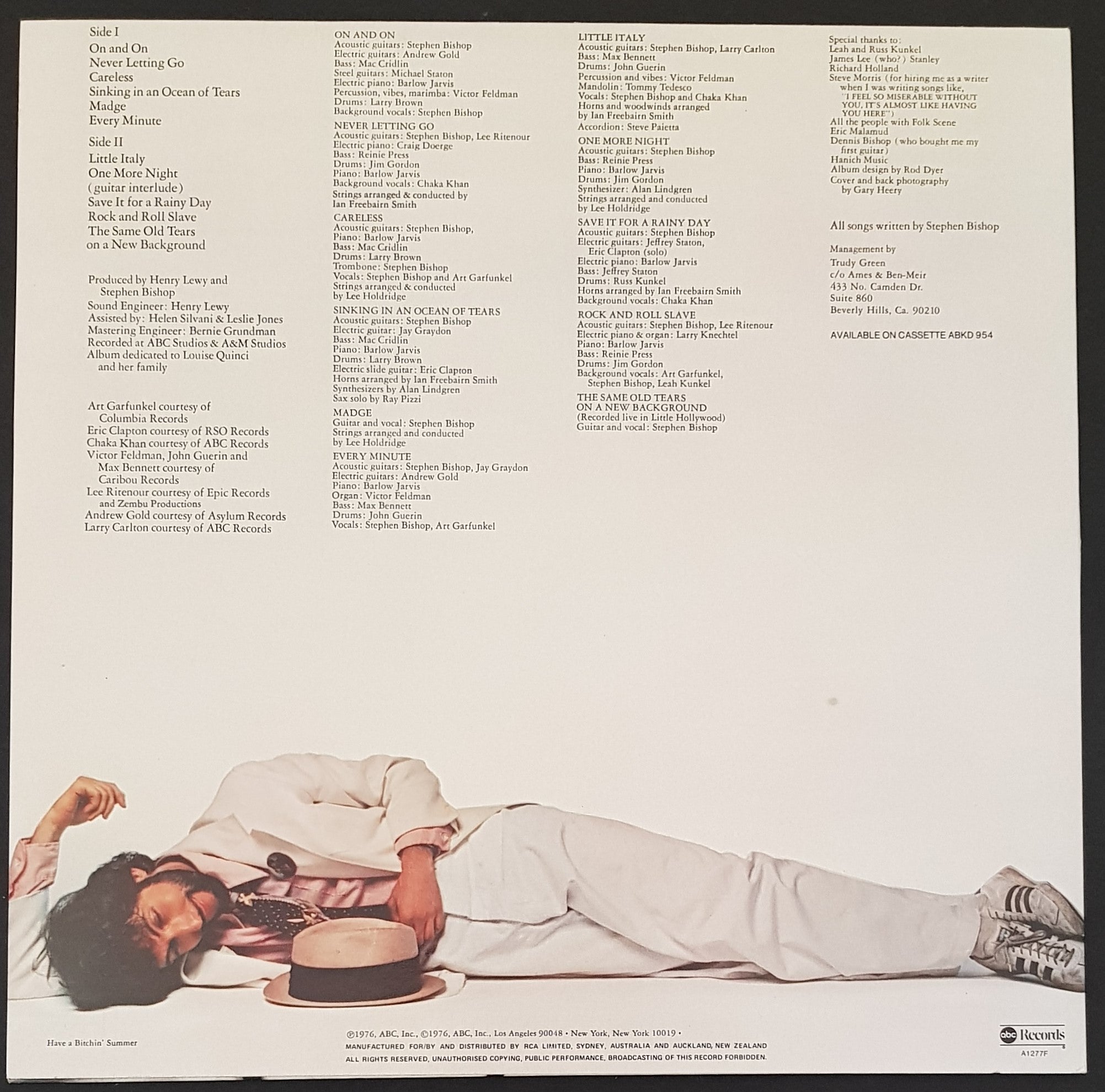 Stephen Bishop's Careless - A Classic 1976 Release