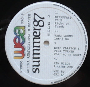 Eric Clapton - Summer 1987 Music Sampler