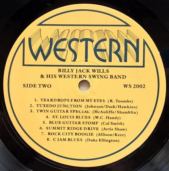 Billy Jack Wills' Western Swing Band - Sacramento Live Tapes from 1952 - 1954
