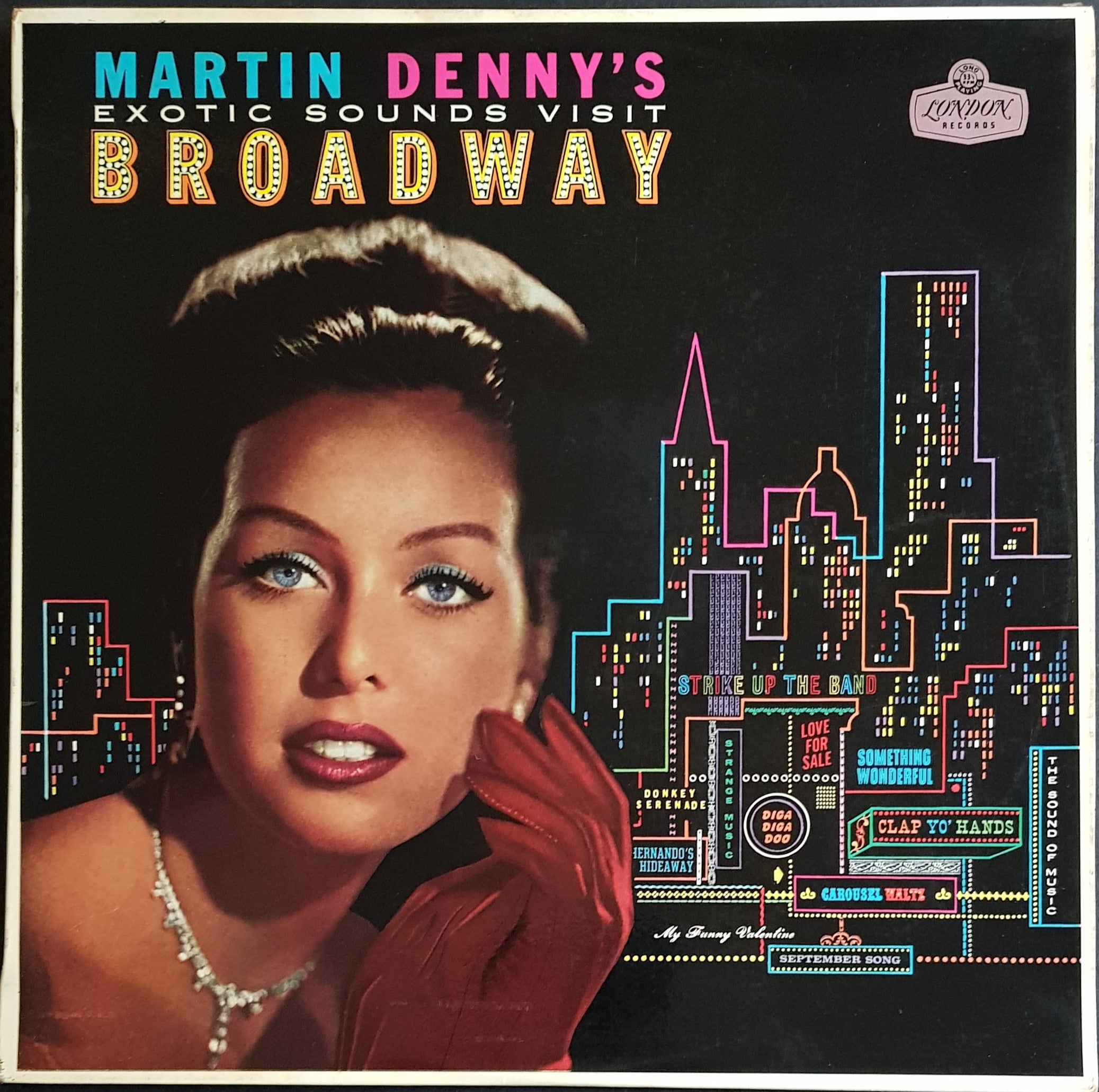 Martin Denny - Exotic Broadway Sounds from 1960 Record