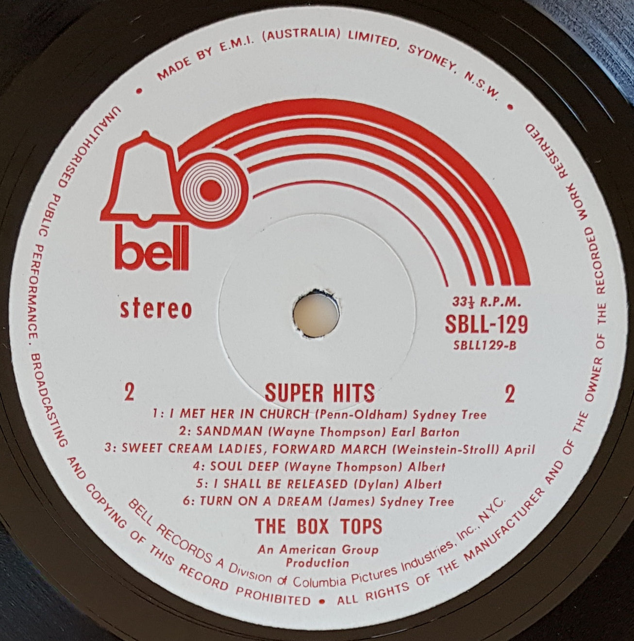 Box Tops - A Collection of Super Hits Vinyl Record