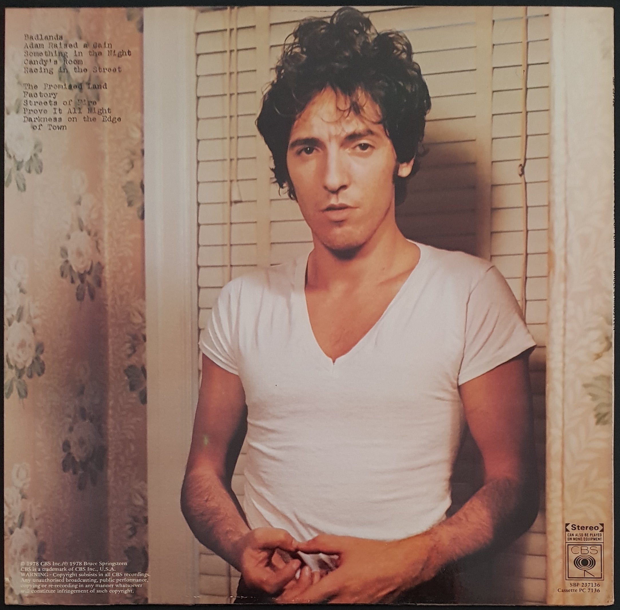 Bruce Springsteen's Album - Darkness On The Edge Of Town Music Collection
