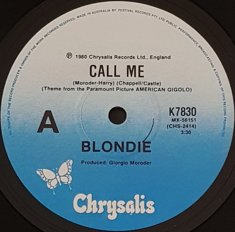 Blondie's Classic Single - 'Call Me'