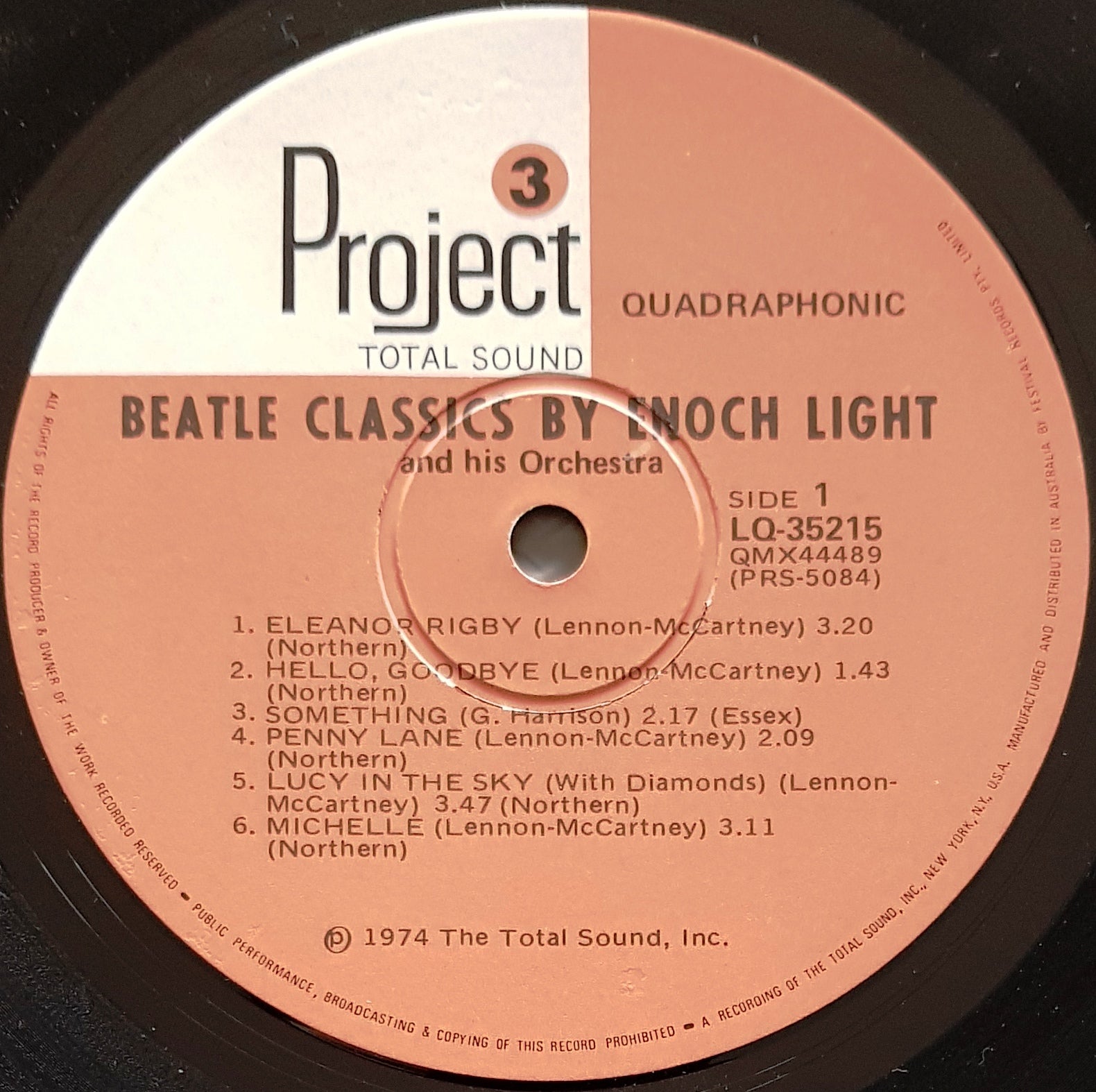 Beatles - Classic Orchestral Renditions of Beatles Songs By Enoch Light And His Orchestra