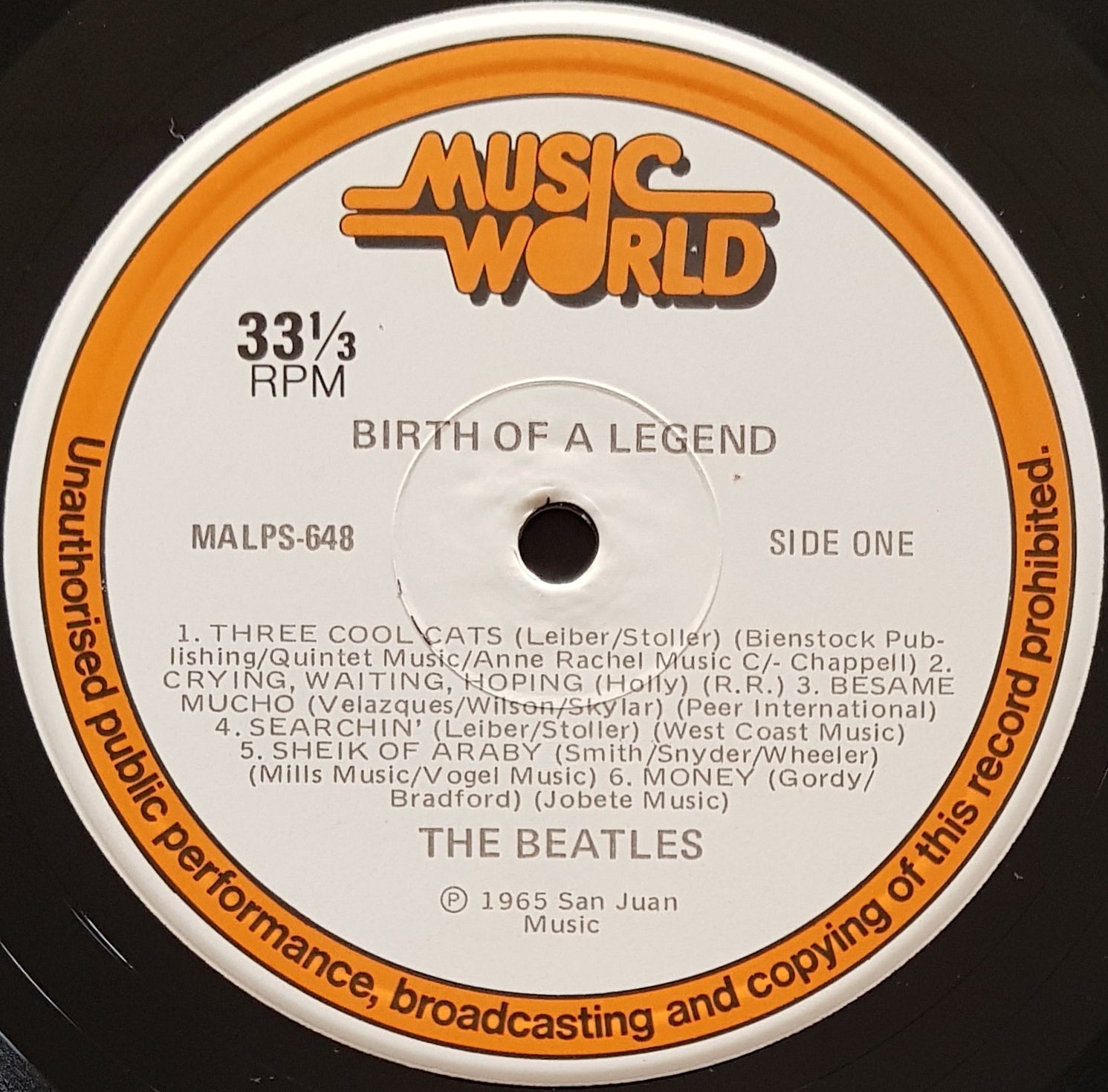 The Beatles - The Legendary Birth of an Iconic Band Music Record