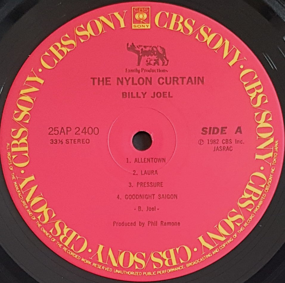 Billy Joel's Classic Album - The Nylon Curtain Vinyl Record