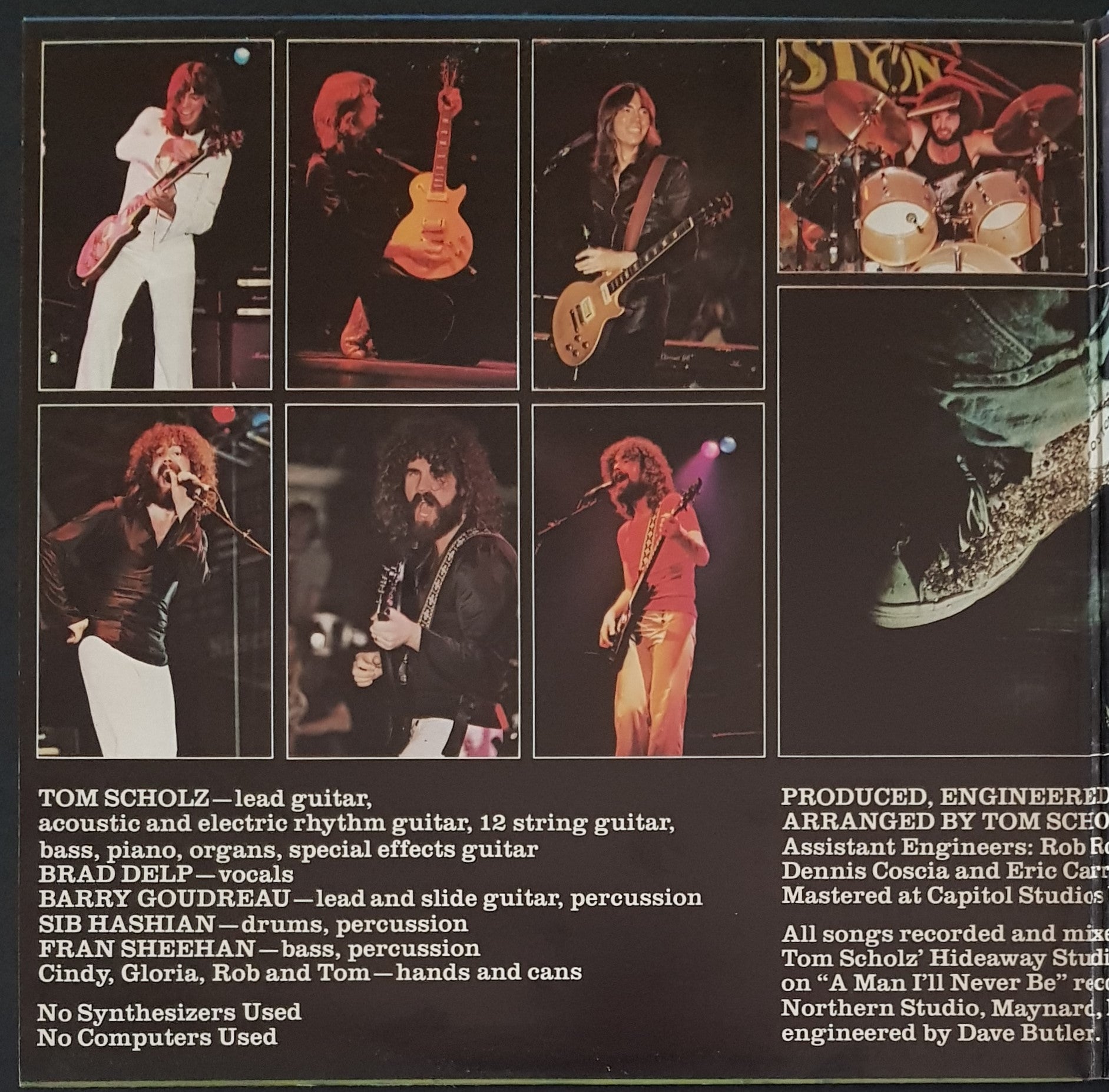1978 Boston Album - 'Don't Look Back' with Gatefold Cover