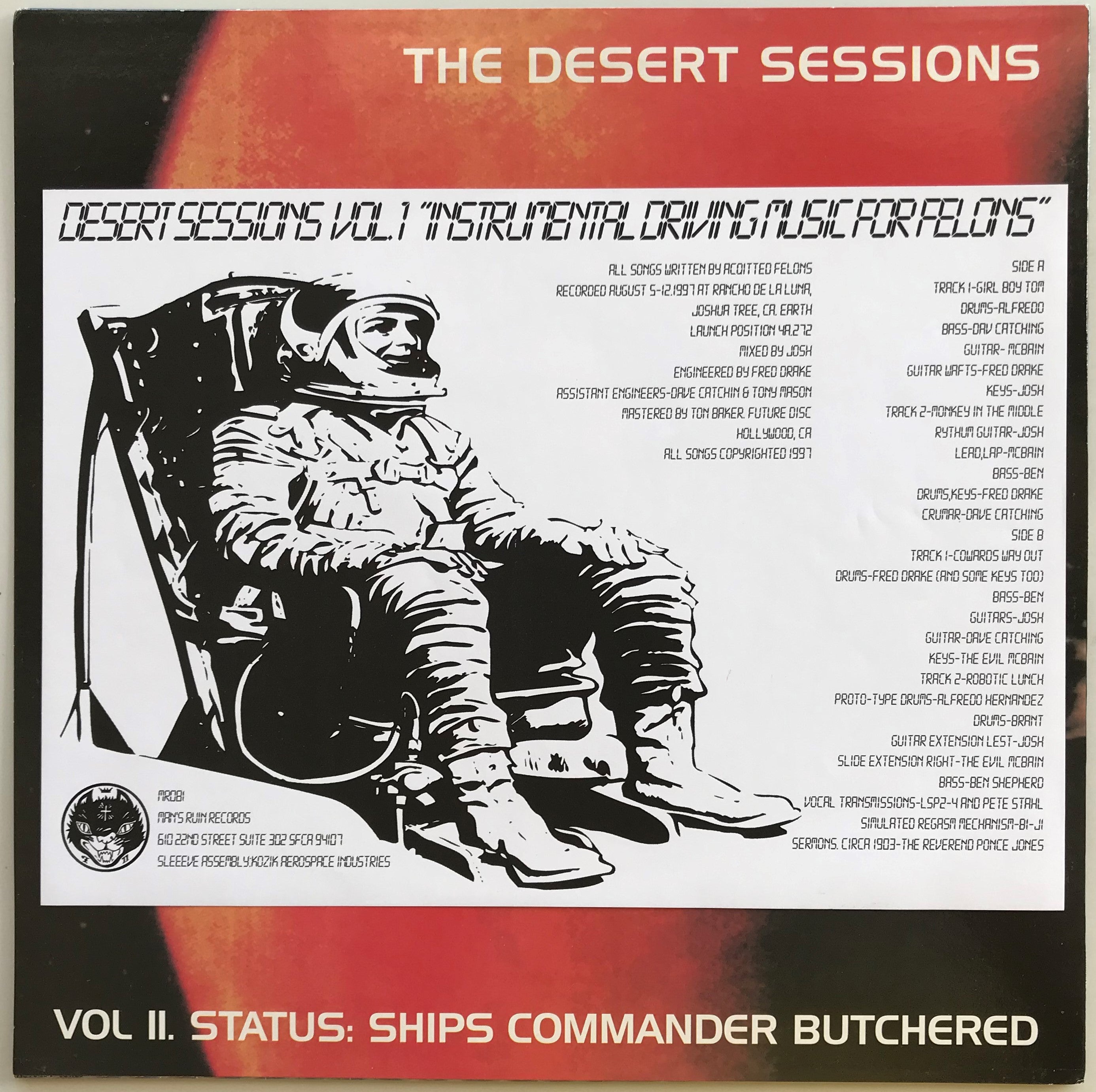 Desert Sessions - Volume I and Volume II on Red Vinyl