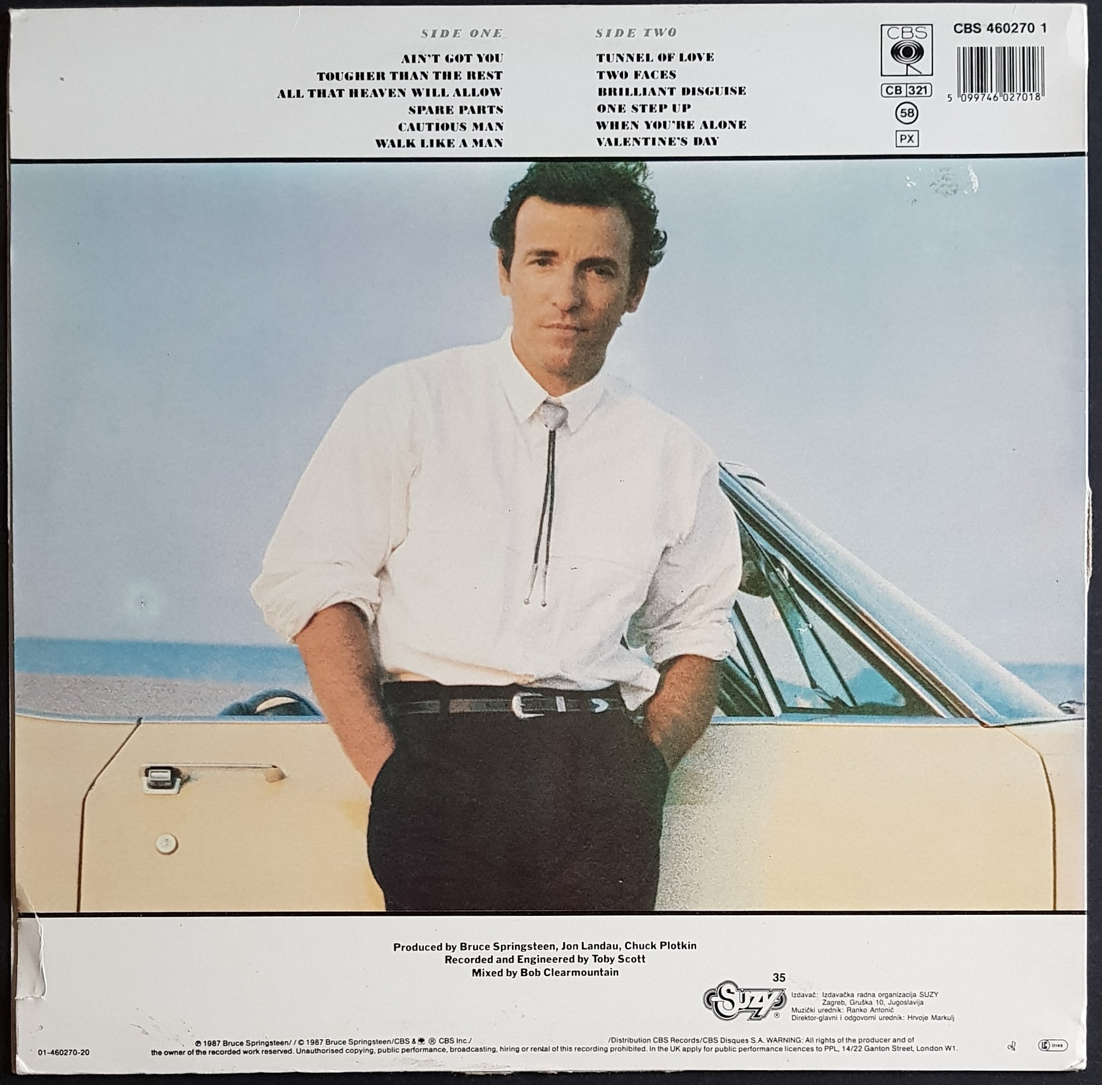Bruce Springsteen's Music Album - Tunnel Of Love