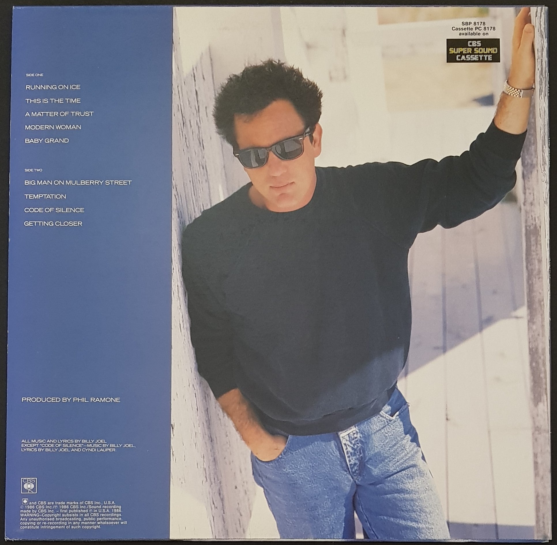 Billy Joel's Classic Album - The Bridge from 1986