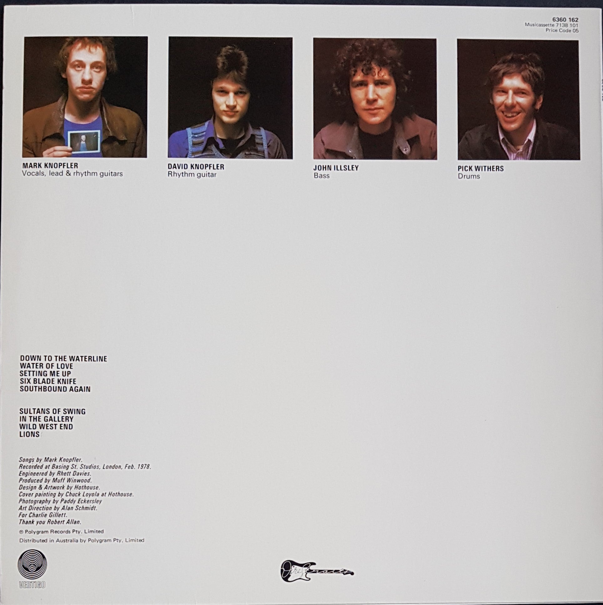 Dire Straits Vinyl Record - Dire Straits