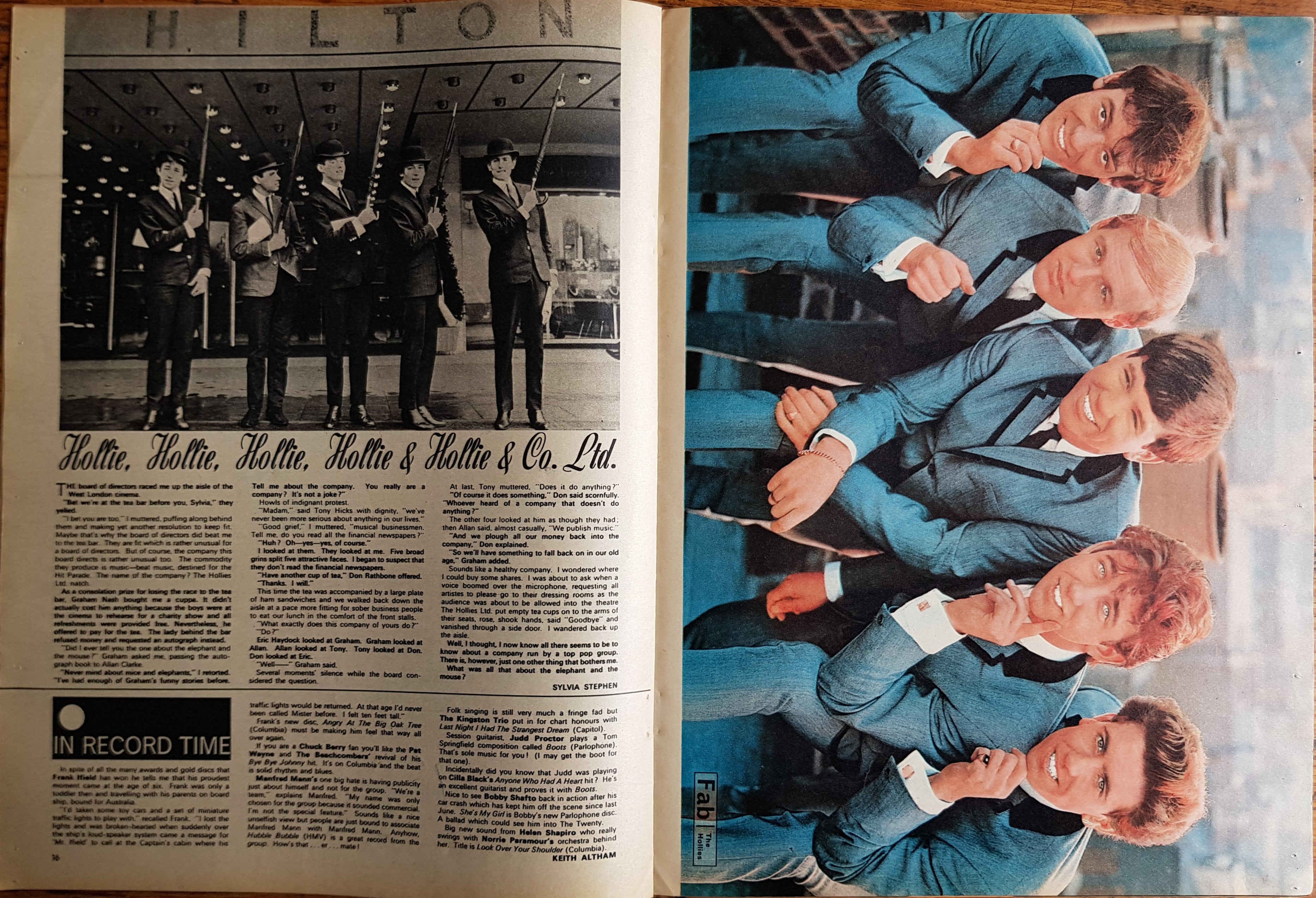 Black - Cilla's Stunning Magazine Issue from April 25th, 1964