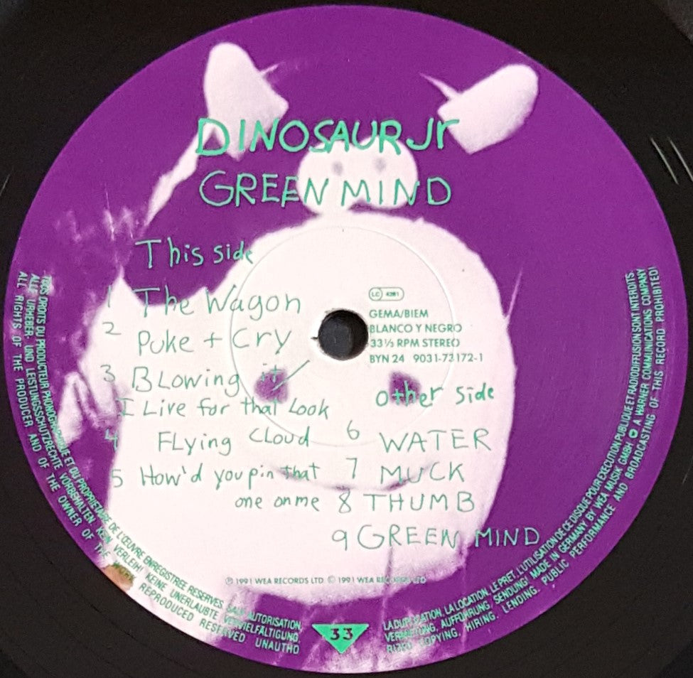 Dinosaur Jr's Music Album - Green Mind