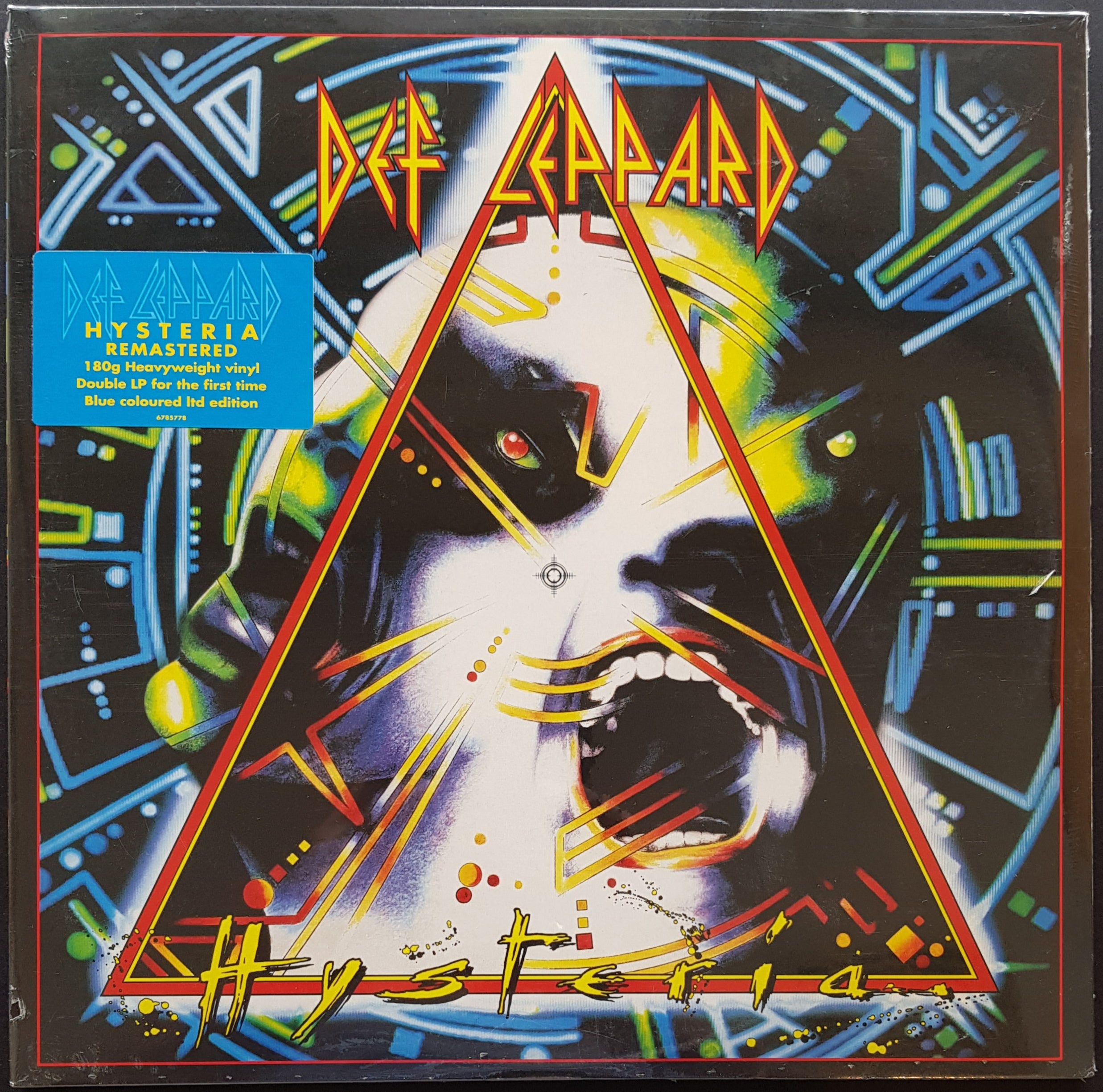 Def Leppard's Remastered Limited Edition Blue Vinyl - Hysteria