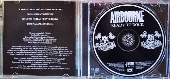 Airbourne - Ready to Rock EP, 2004 Original Release