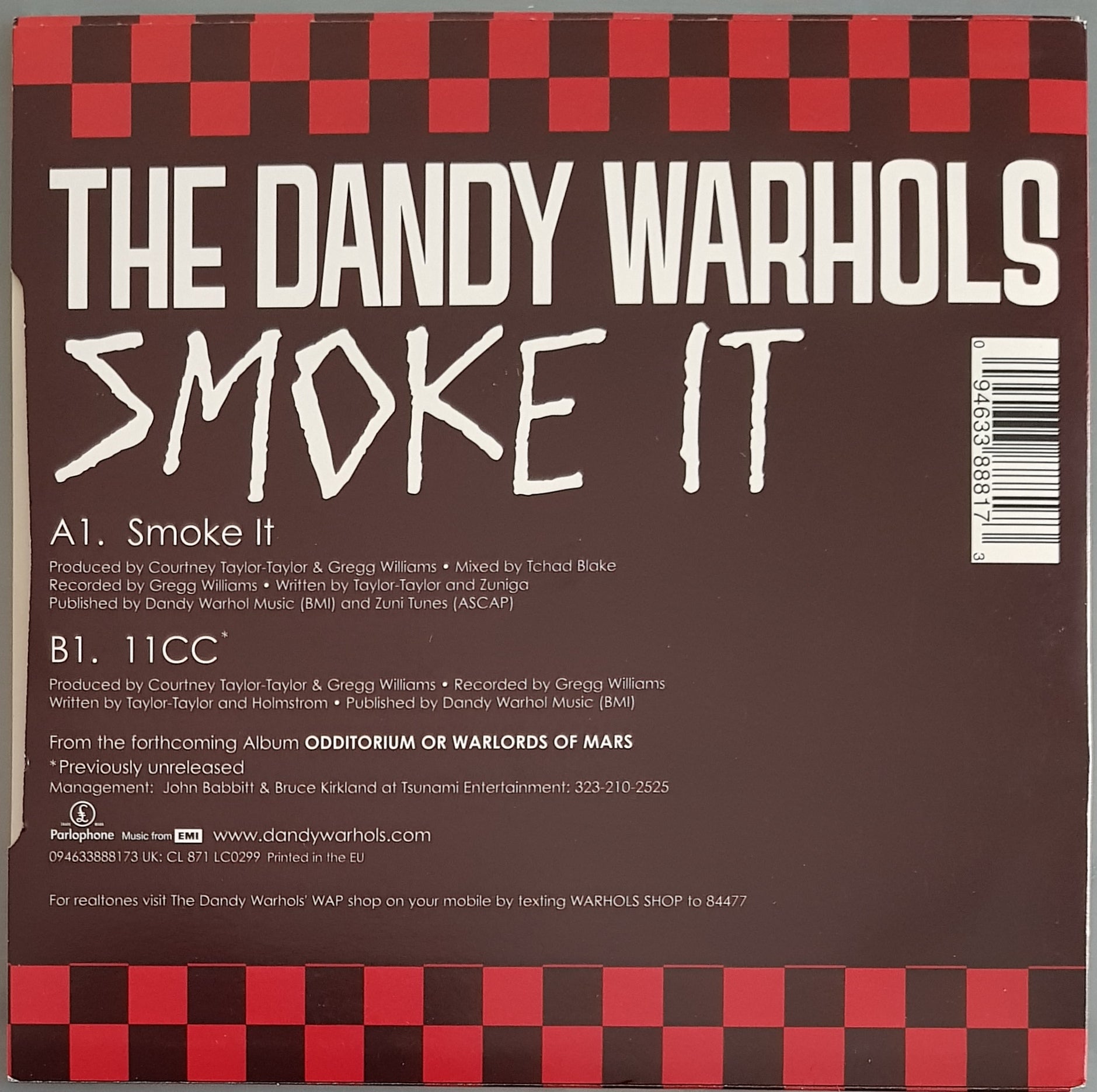 Dandy Warhols - Smoke It - An Imported Music Album