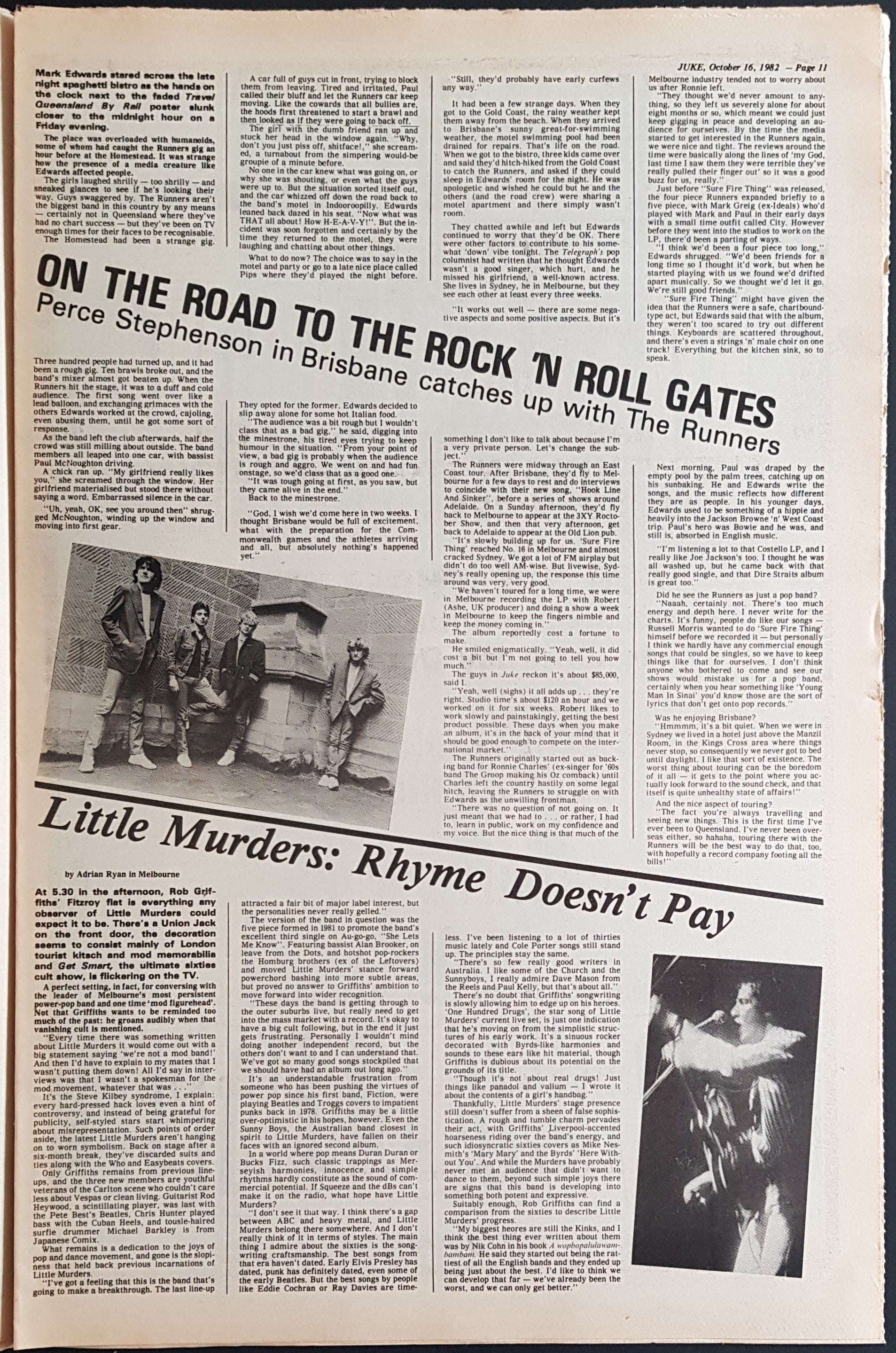 Duran Duran Magazine - October 16, 1982, Issue No. 390 with Simon Cover and Article