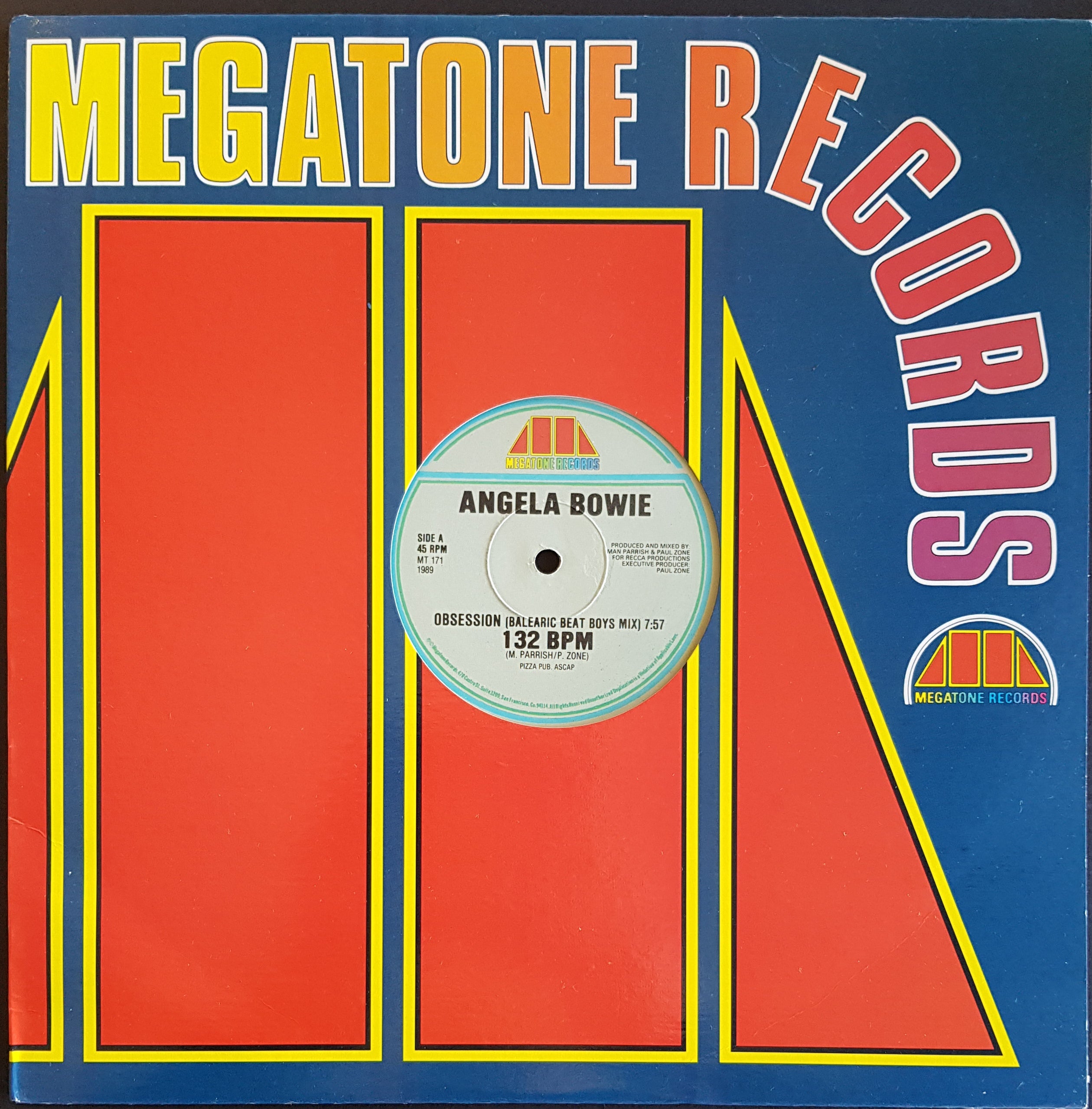 David Bowie (Angela Bowie) - Obsession (Balearic Beat Boys Remix) Music Record