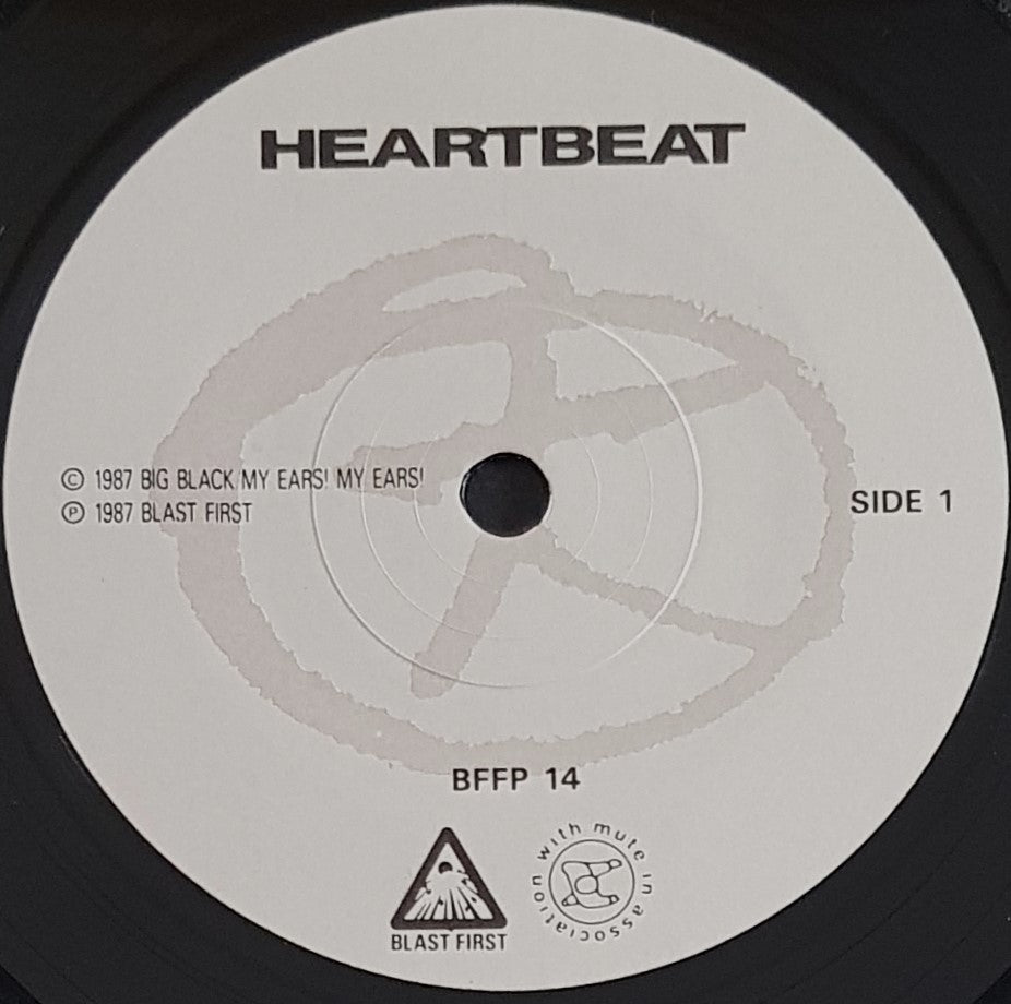 Large Black Heartbeat - A Classic with Character