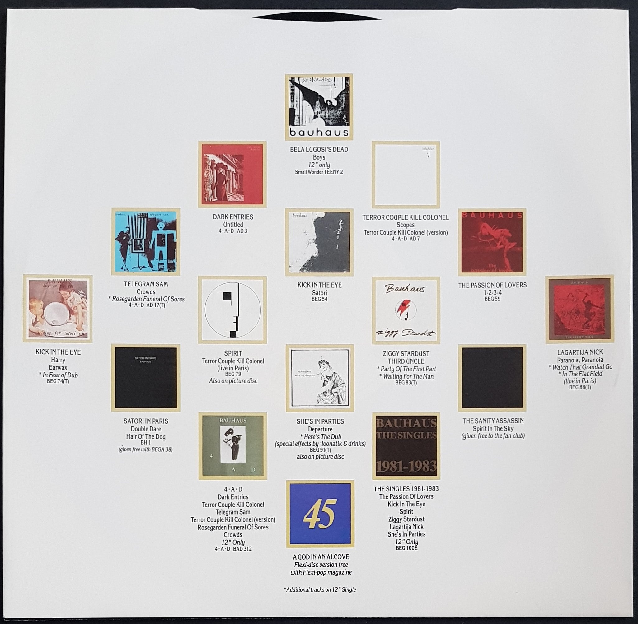 Bauhaus Music Compilation from 1979 - 1983