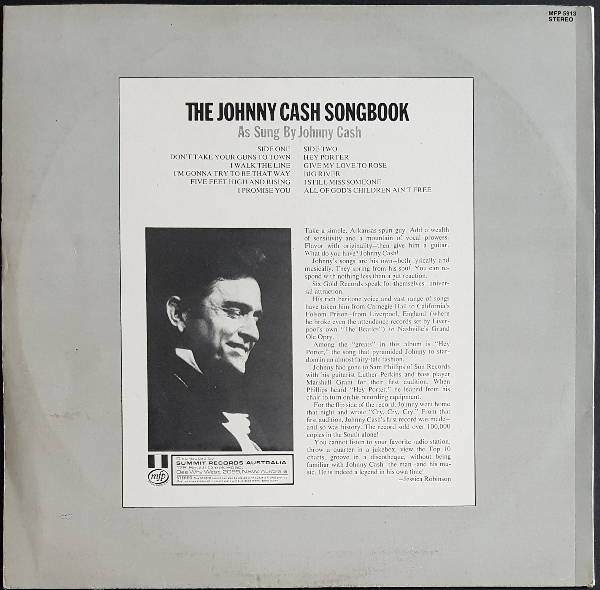 Johnny Cash's Classic Songbook: A Must - Have for Music Lovers