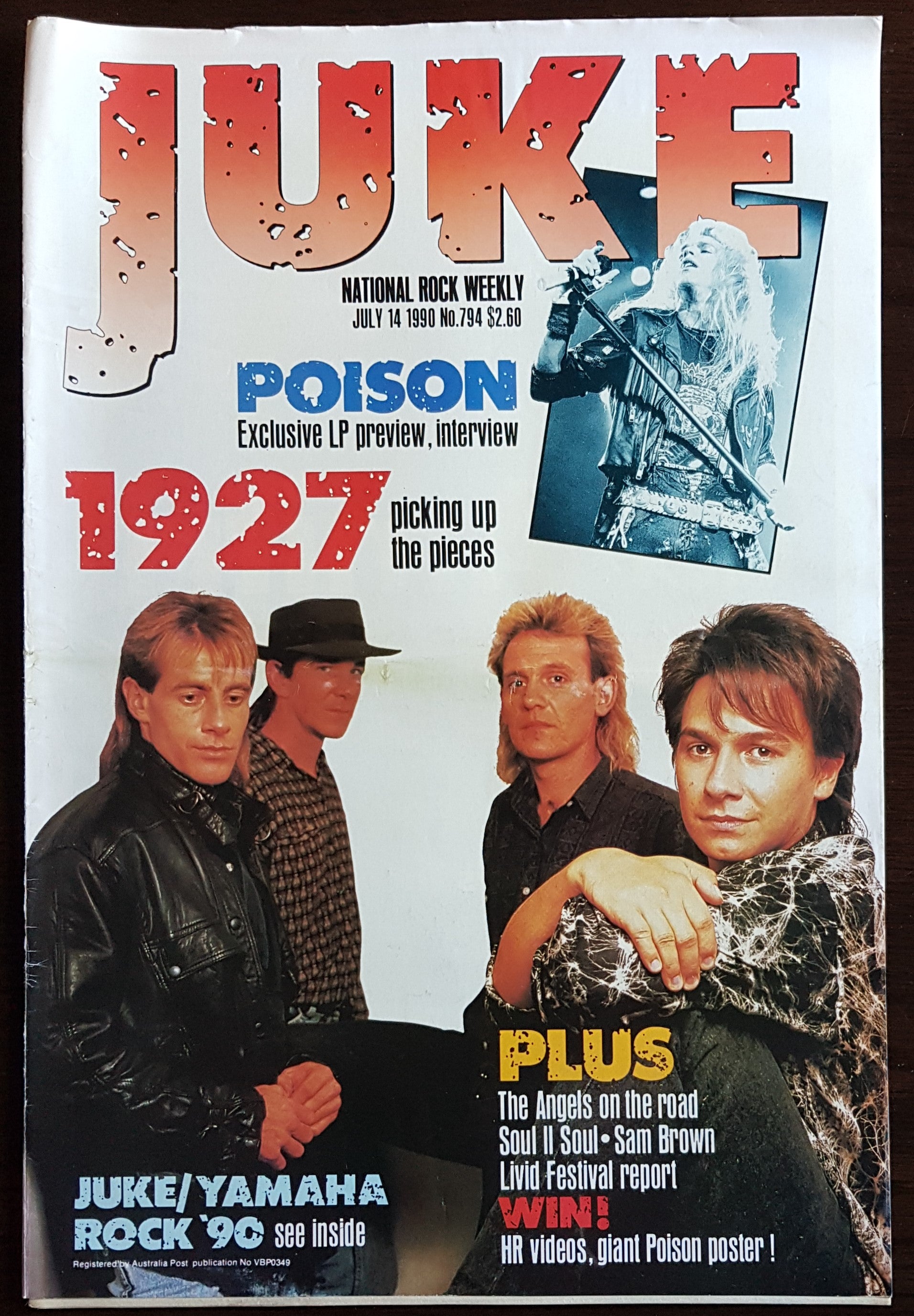 1927 Juke Magazine - July 14, 1990, Issue Number 794