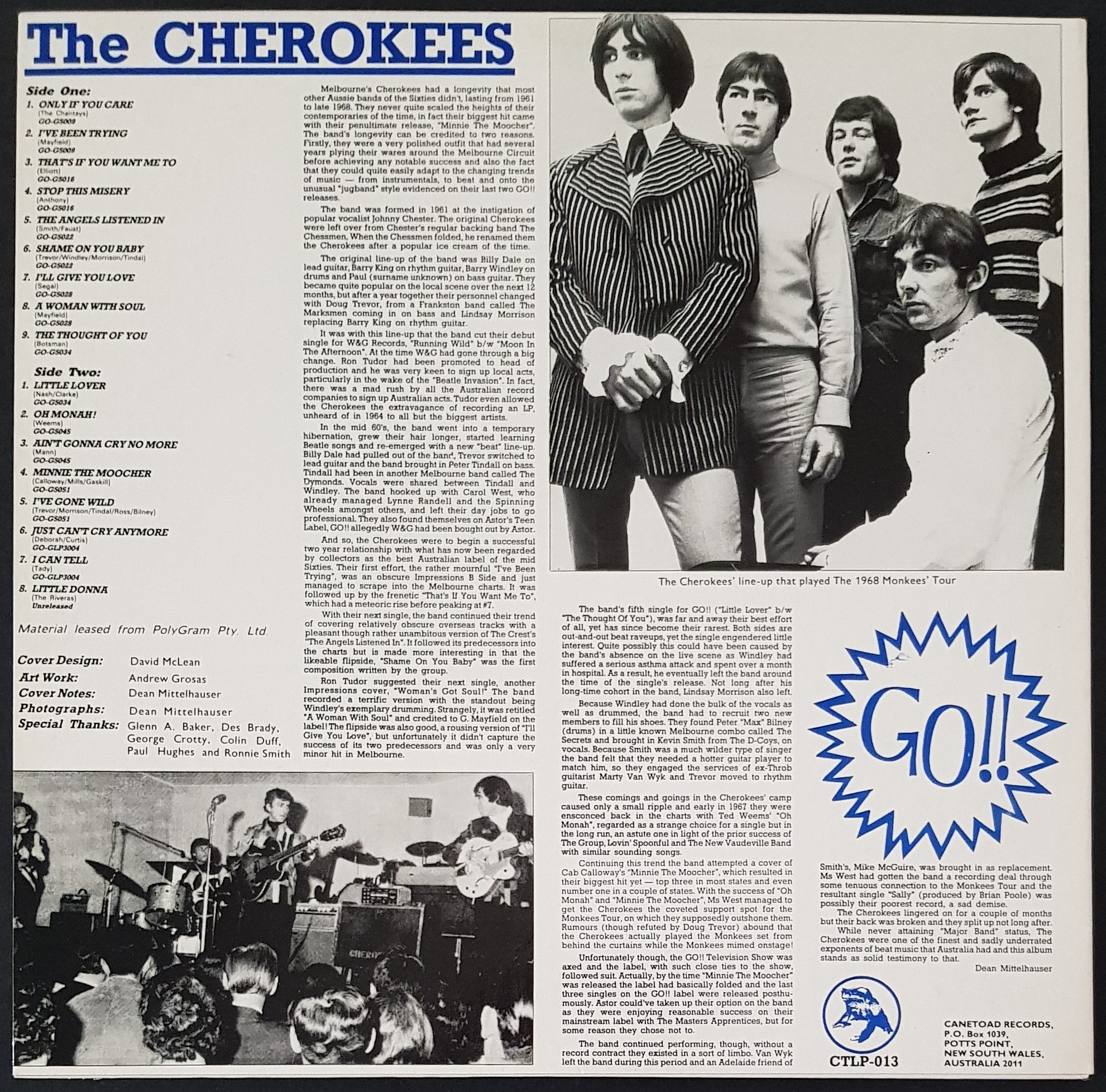 Cherokees - The Epic Legendary Go!! Sessions