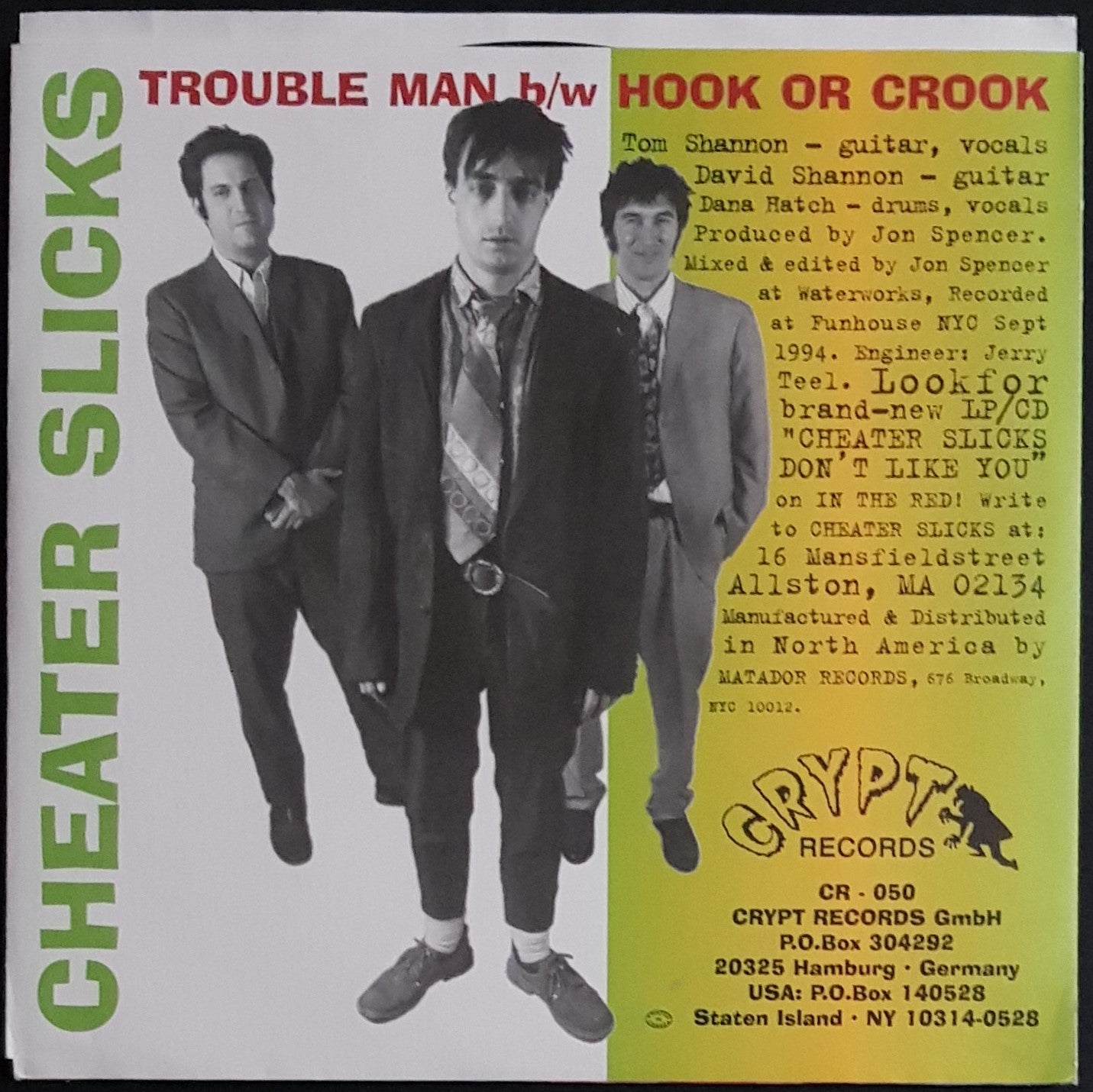 Cheater Slicks - Trouble Man Music Album
