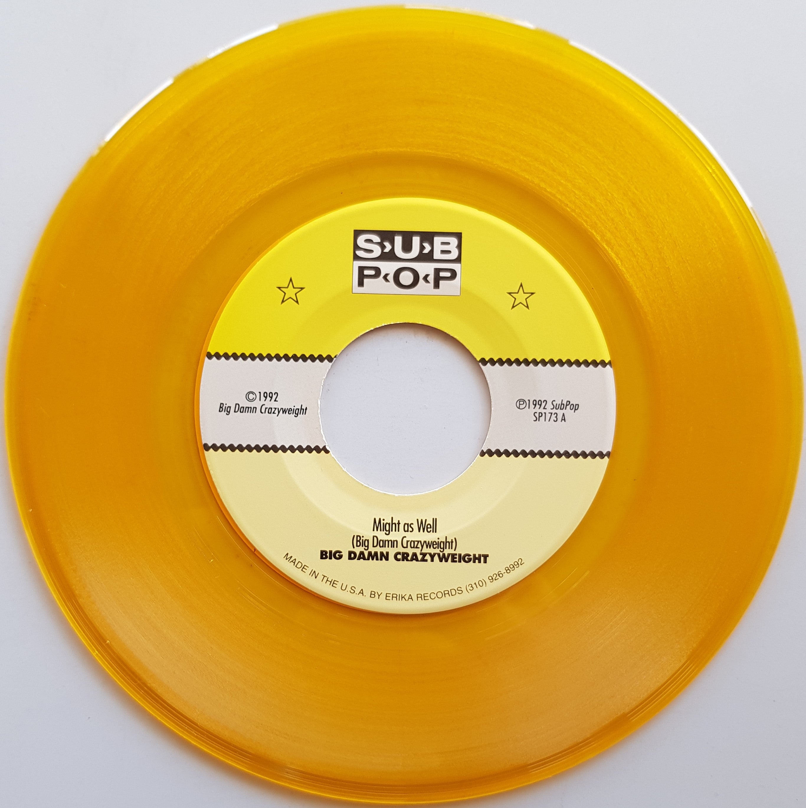 Big Damn Crazyweight - Might As Well, A Must - Have Vinyl in 1992